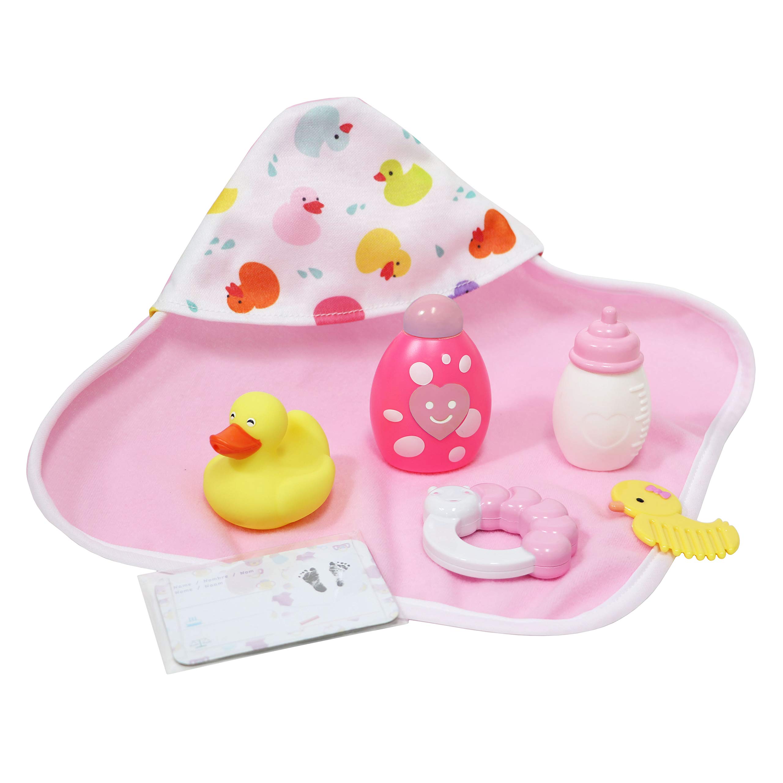 Foto 6 pulgar | Juego De Bañera Doll Jc Toys La Newborn De 12,5 Cm Con Canastilla De 10 Piezas - Venta Internacional.