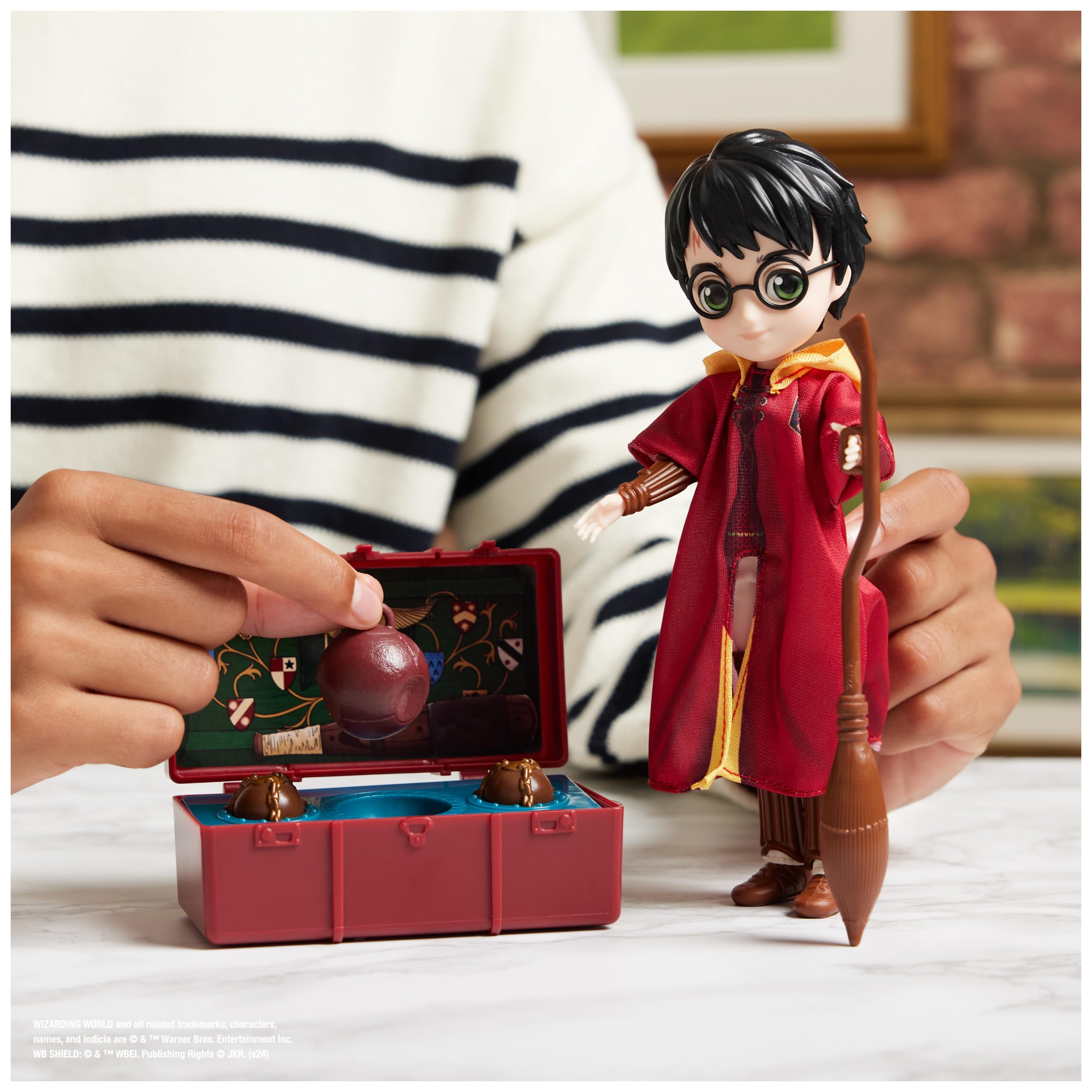 Foto 4 pulgar | Muñeca De Quidditch De Harry Potter De Toy Wizarding World, 20 Cm Con Acc - Venta Internacional.