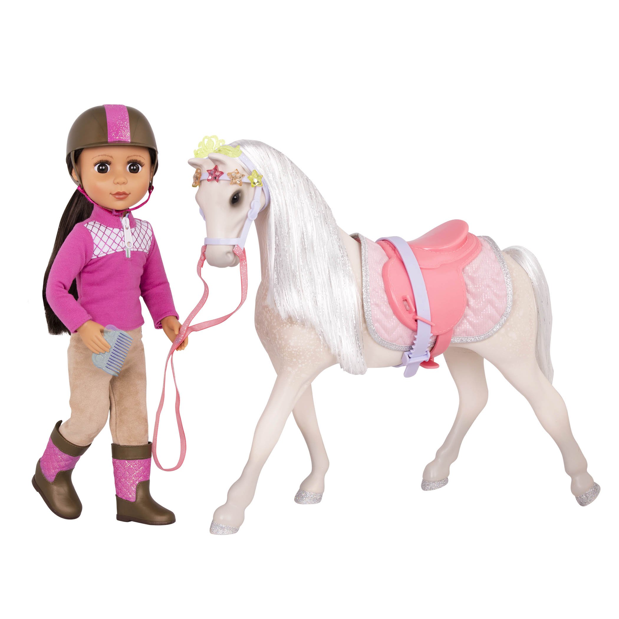 Foto 4 pulgar | Toy Horse Glitter Girls Starlight 14 Para Niñas Mayores De 3 Años, Color Blanco - Venta Internacional.