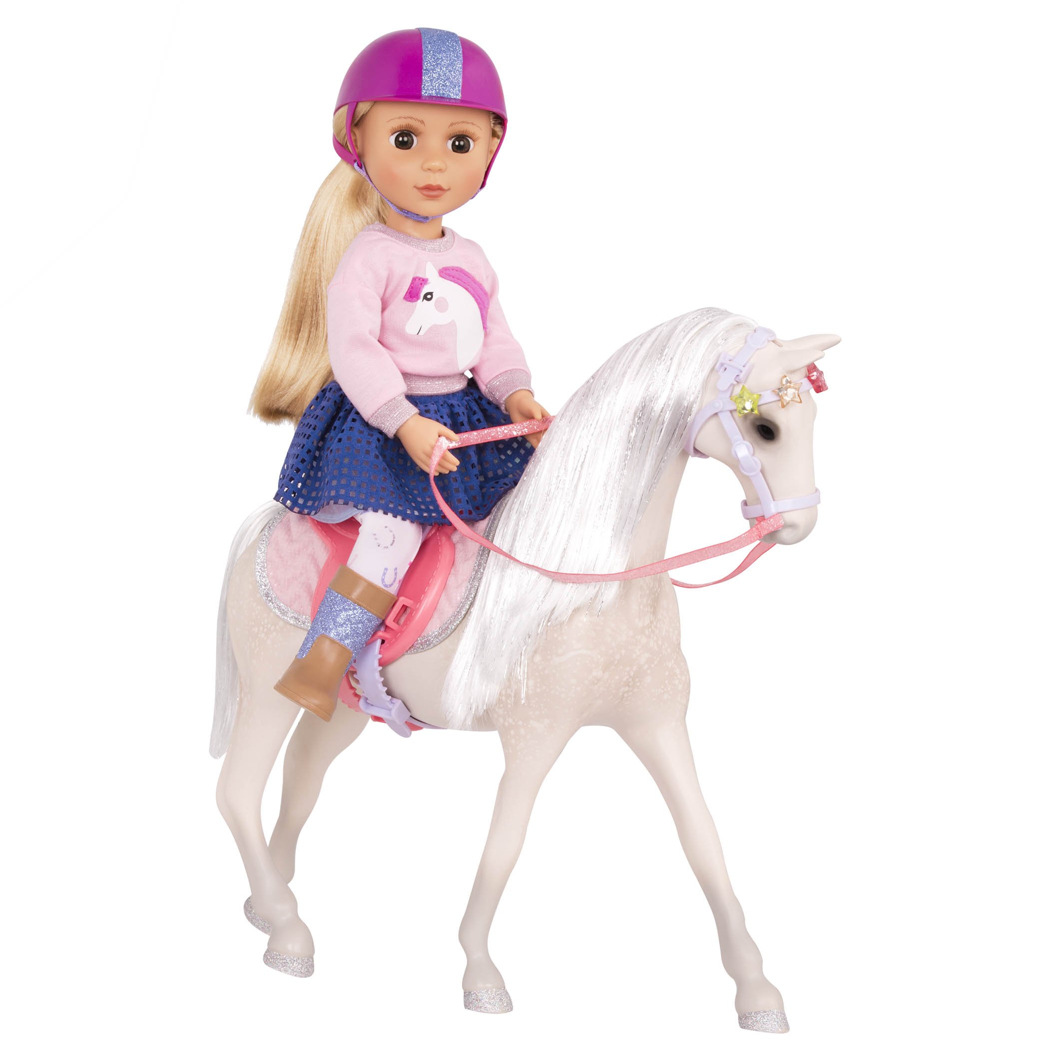 Foto 6 pulgar | Toy Horse Glitter Girls Starlight 14 Para Niñas Mayores De 3 Años, Color Blanco - Venta Internacional.