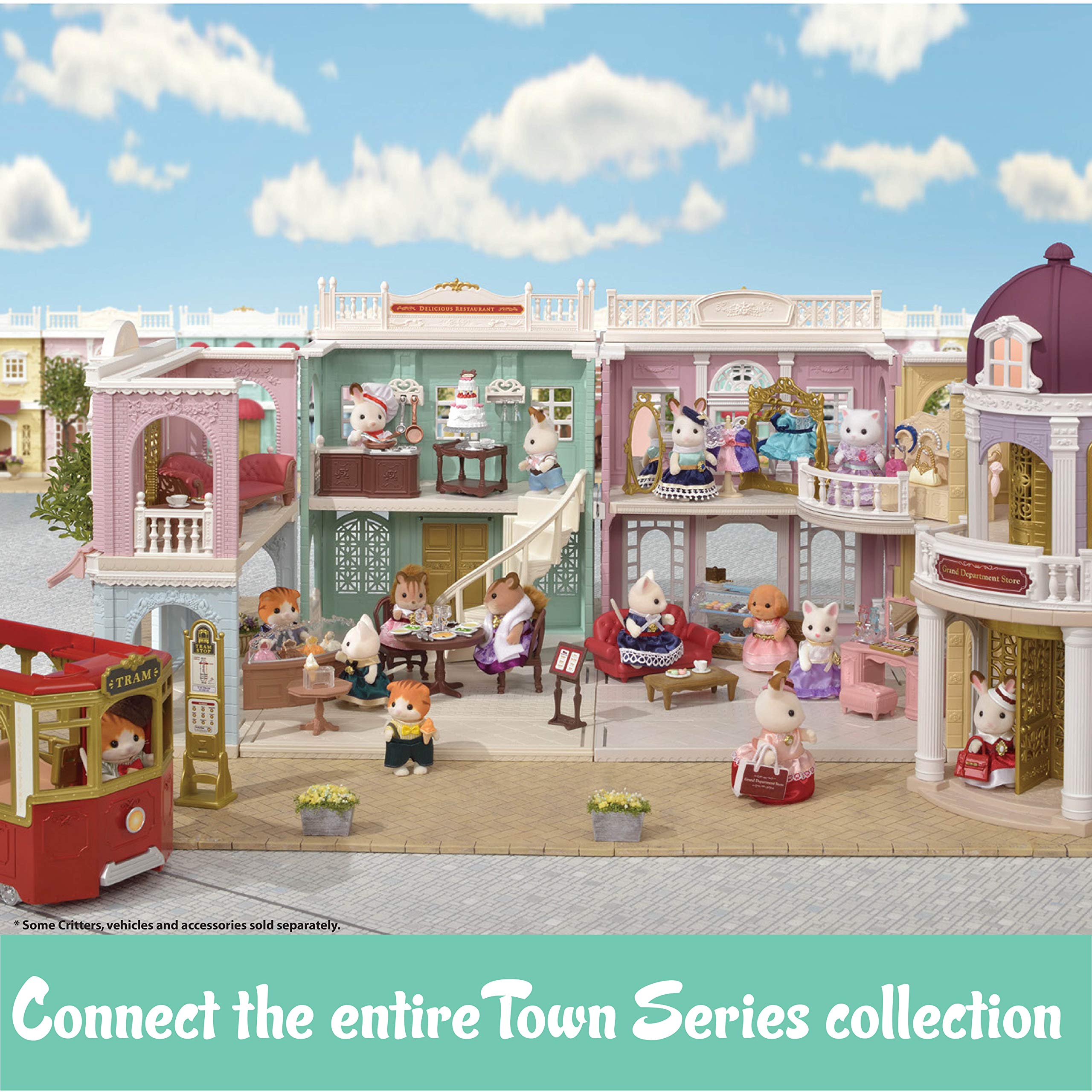 Foto 8 pulgar | Fashion Dollhouse Playset Calico Critters Grand Department Store, Set De Regalo Para 3 A 8 Años - Venta Internacional.