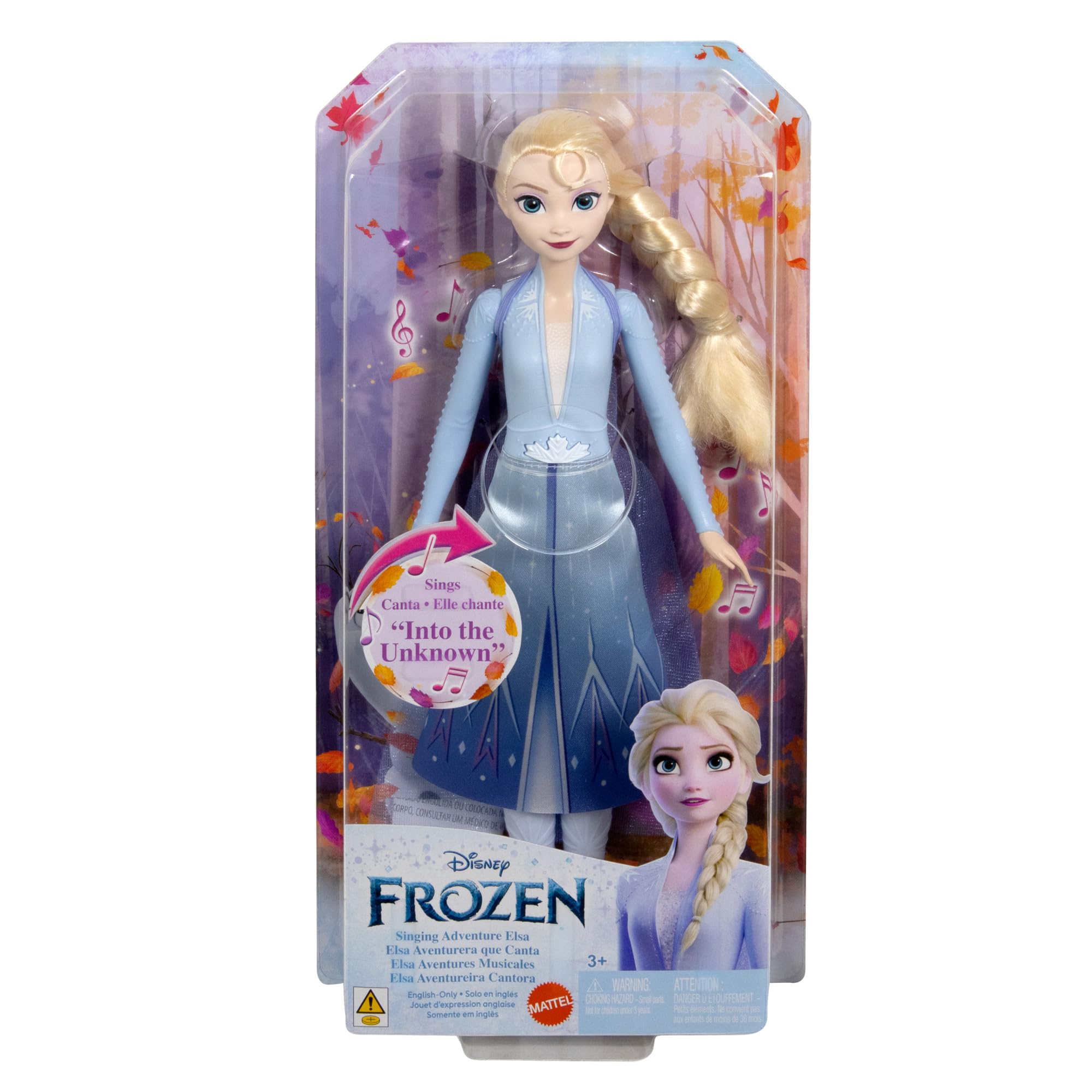 Foto 7 pulgar | Muñeca De Moda Mattel Disney Frozen Elsa Singing Adventure - Venta Internacional.
