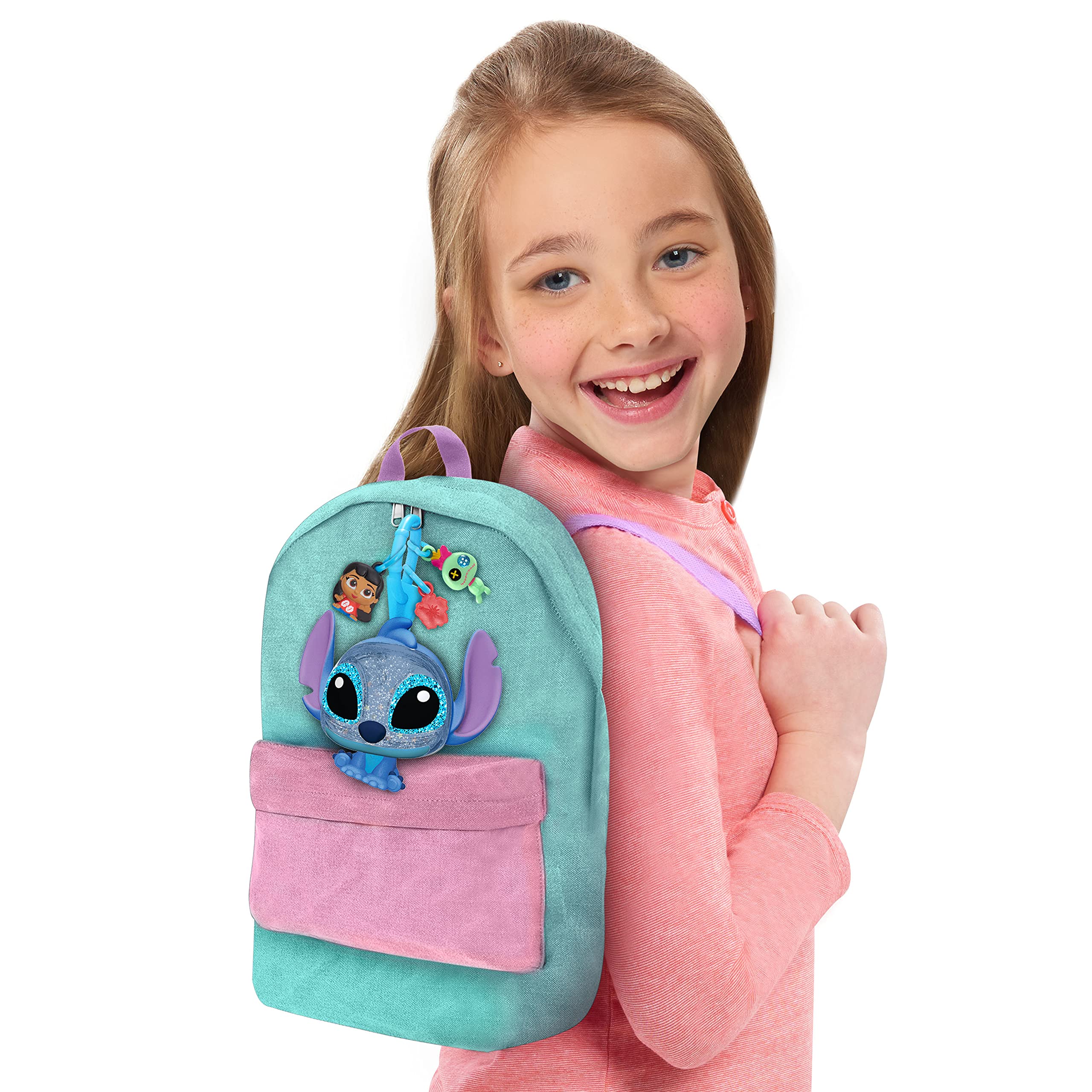 Foto 2 | Figura Portátil Disney Doorables Tag-a-longs Stitch Series 1 - Venta Internacional.