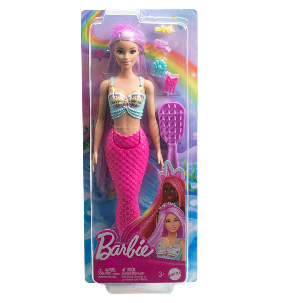 Foto 2 pulgar | Muñeca Barbie Unicorn Con Pelo De Fantasía Magenta Y Accesorios - Venta Internacional.