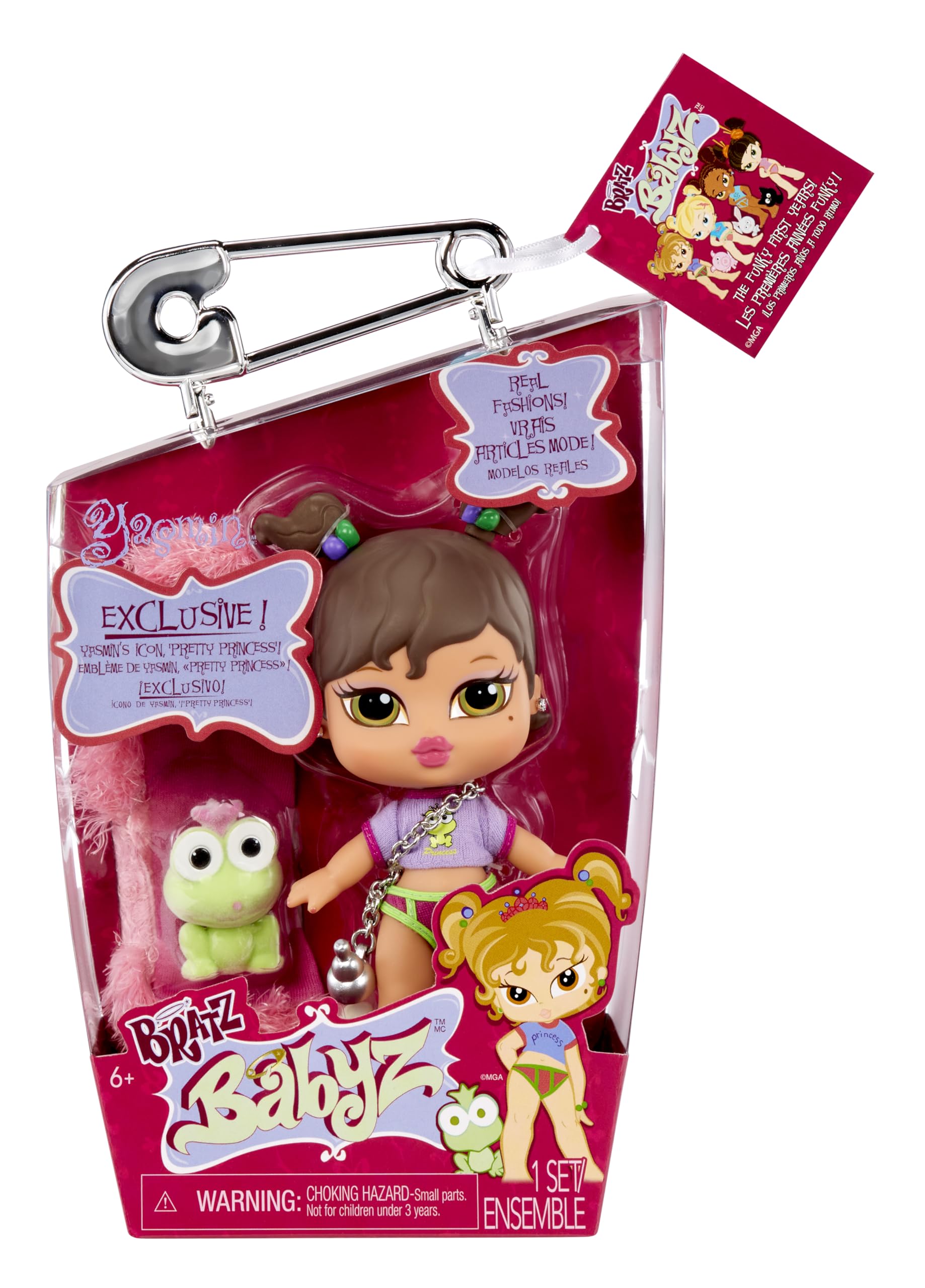 Foto 2 pulgar | Muñeca De Moda Bratz Babyz Yasmin Con Ropa Real Y Mascotas - Venta Internacional.