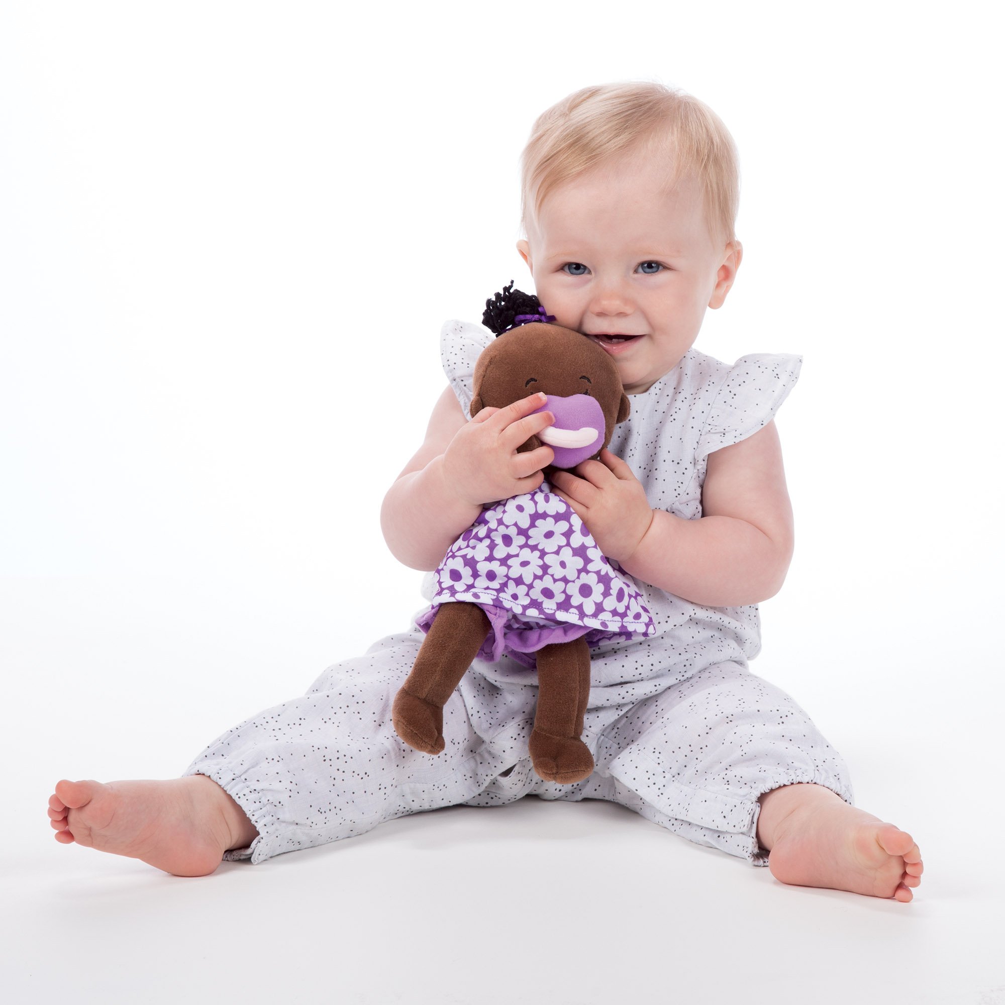 Foto 6 pulgar | Muñeca Suave Manhattan Toy Wee Baby Stella Brown 30 Cm - Venta Internacional.