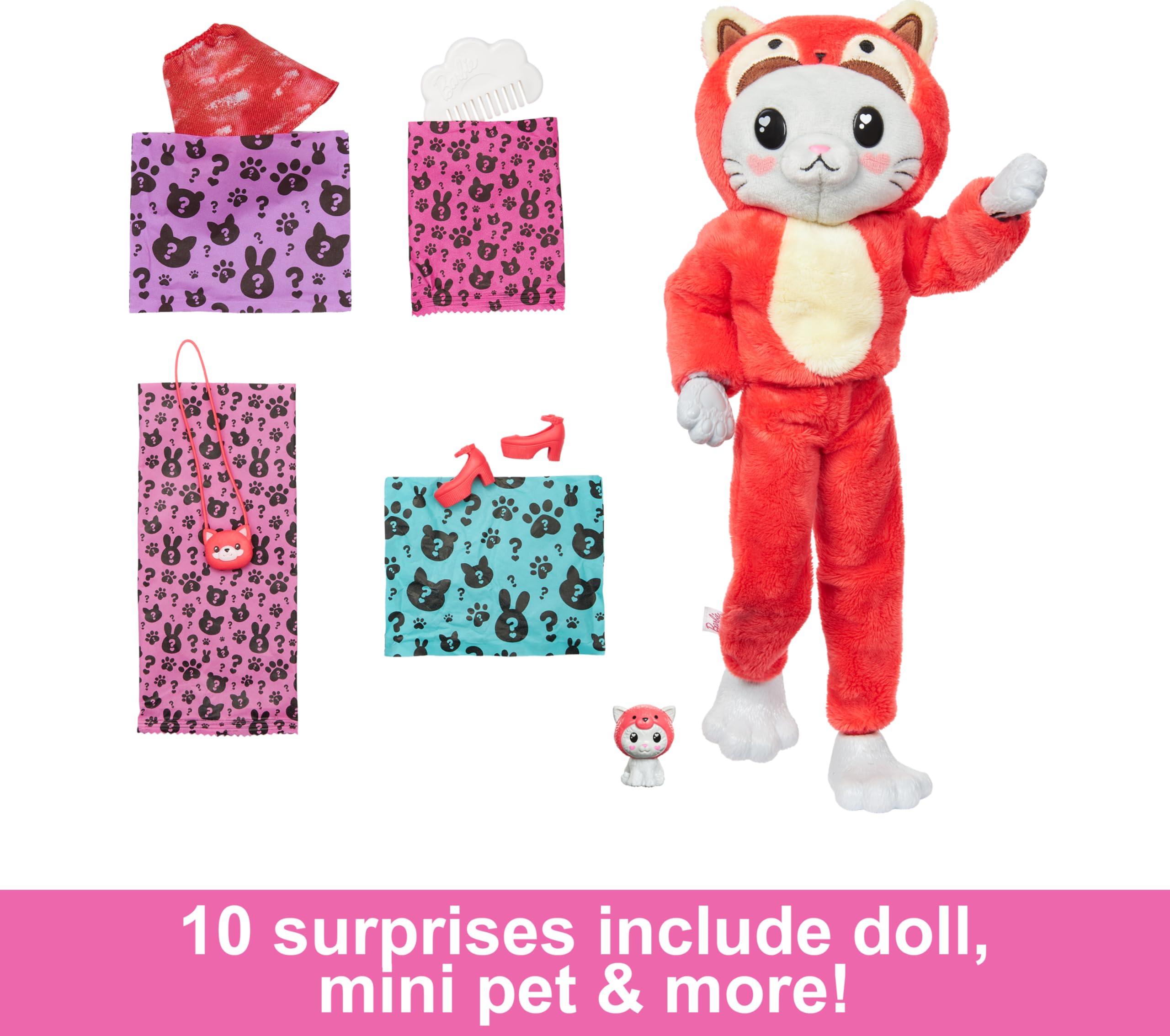 Foto 4 pulgar | Muñeca Barbie Cutie Reveal con Disfraz Y 10 Sorpresas - Venta Internacional