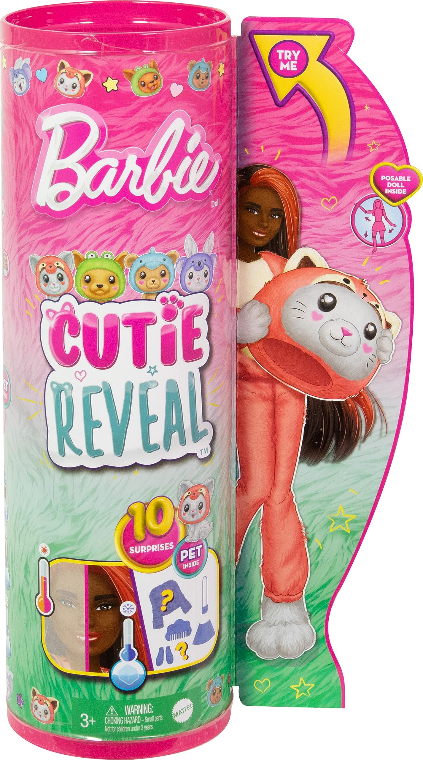 Foto 8 pulgar | Muñeca Barbie Cutie Reveal con Disfraz Y 10 Sorpresas - Venta Internacional