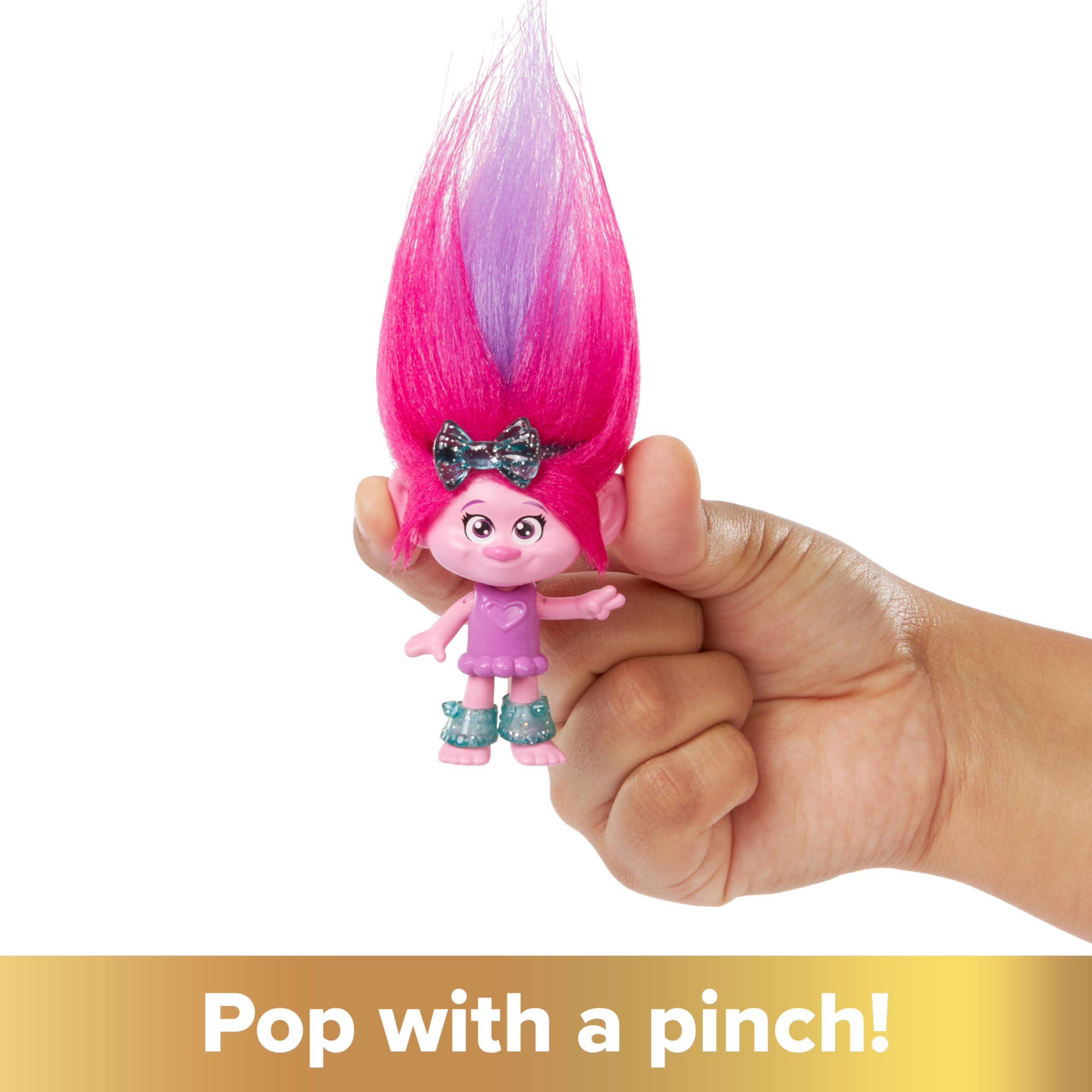 Foto 4 pulgar | Peinetas Para El Pelo Mattel Dreamworks Trolls Band Together Para Muñecas Pequeñas - Venta Internacional.