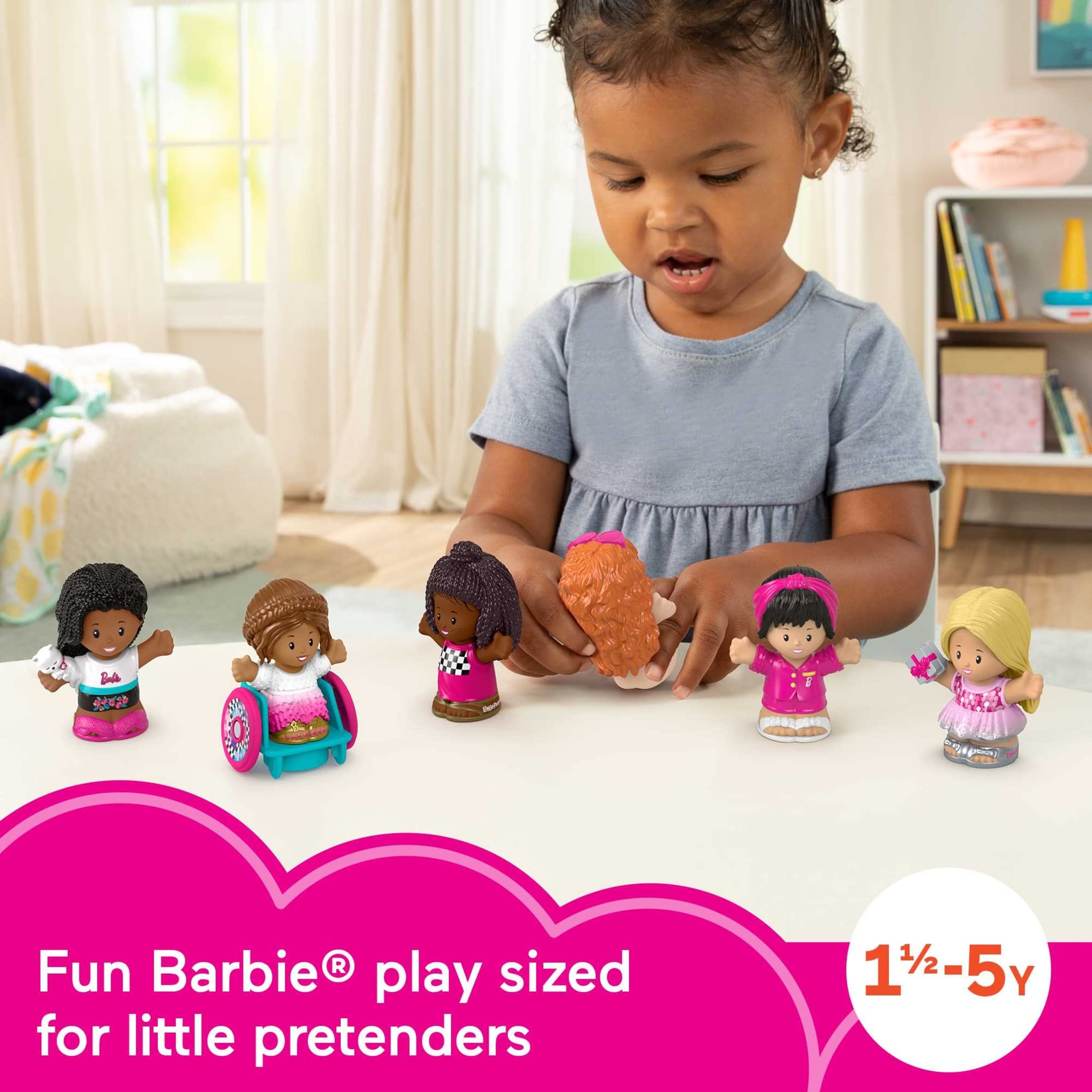 Foto 3 pulgar | 6 Figuras Little People de Temática Barbie Fisher-Price - Venta Internacional