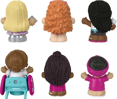 Foto 5 | 6 Figuras Little People de Temática Barbie Fisher-Price - Venta Internacional