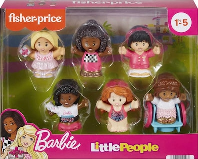 Foto 6 | 6 Figuras Little People de Temática Barbie Fisher-Price - Venta Internacional