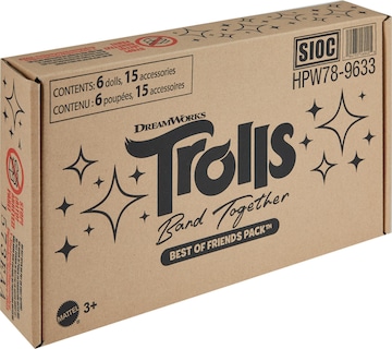 Foto 6 | Los Trolls De Toy Mattel Dreamworks Se Unen Con 5 Muñecos Pequeños - Venta Internacional.