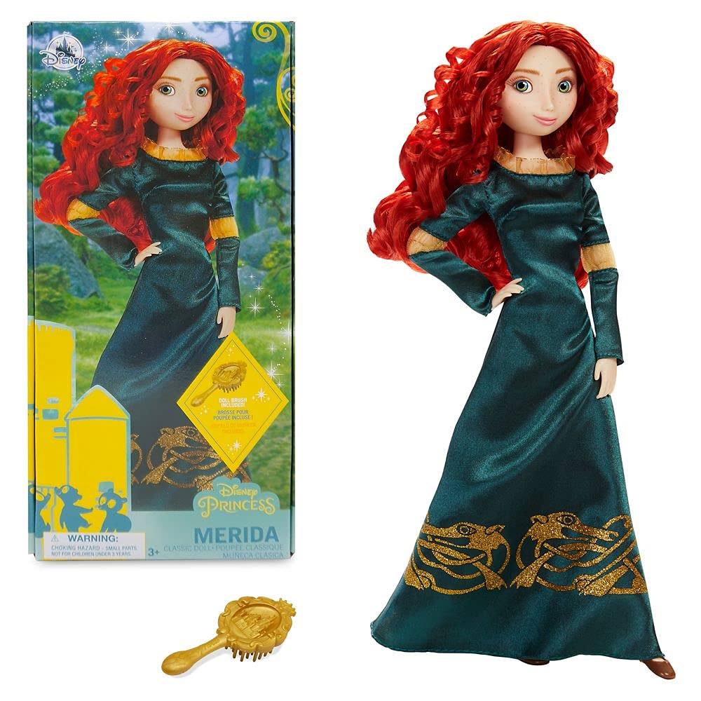 Foto 1 | Muñeca Disney Store Princess Classic Mérida 28 Cm Con Brocha - Venta Internacional.