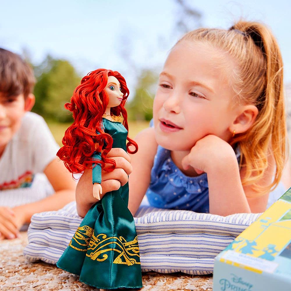 Foto 5 pulgar | Muñeca Disney Store Princess Classic Mérida 28 Cm Con Brocha - Venta Internacional.