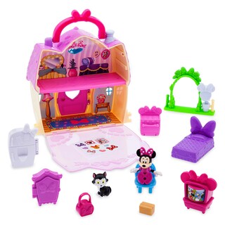 Foto 2 | Set de Juego Casa de Minnie Mouse con Figuras Articulables y Muebles - Venta Internacional