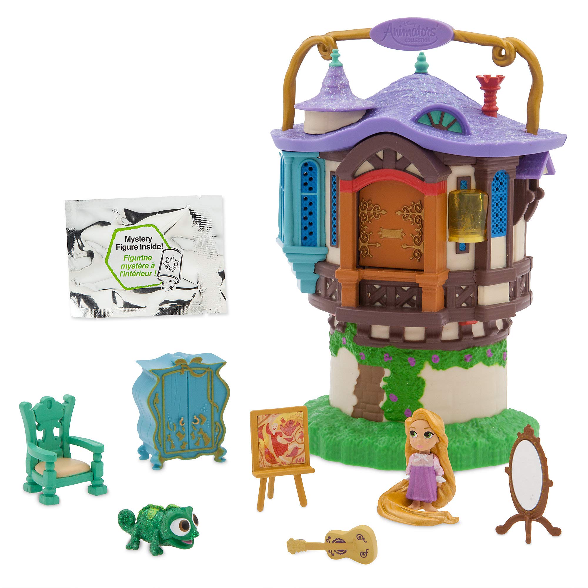 Foto 3 pulgar | Playset Little Rapunzel Tangled de Disney Animators con Figuras Sorpresa - Venta Internacional