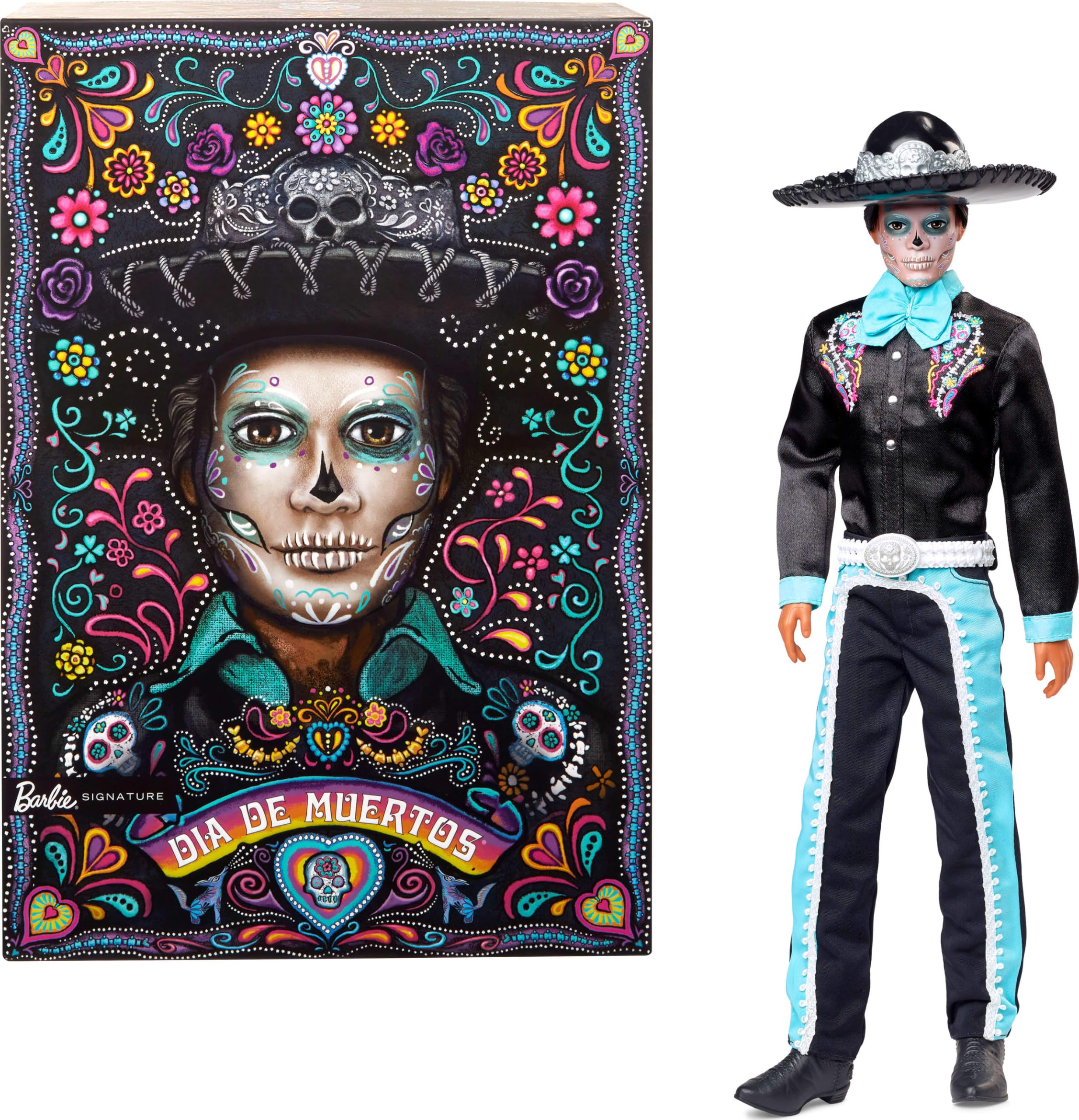 Foto 2 pulgar | Barbie Signature 2024 Día de Muertos Ken - Venta Internacional
