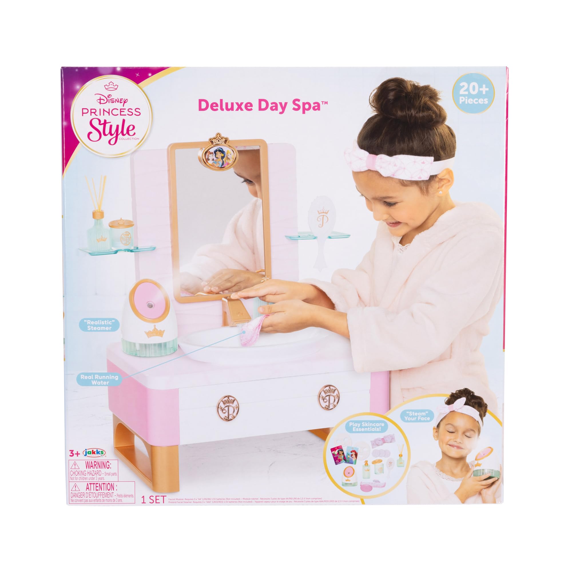 Foto 7 pulgar | Day Spa Disney Princess Style Collection Deluxe Para Niñas Mayores De 3 Años - Venta Internacional.