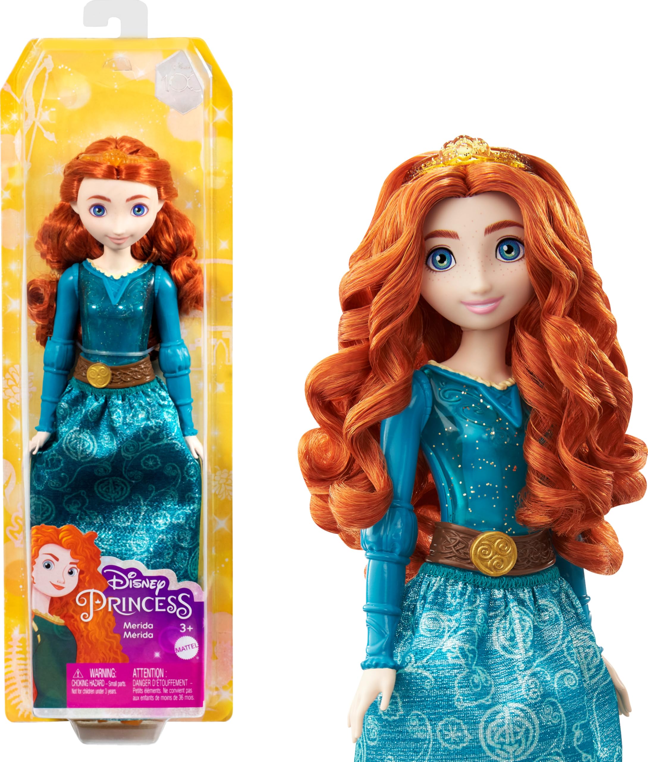 Muñeca De Moda Mattel Disney Princess Mérida Con Aspecto Brillante - Venta Internacional.