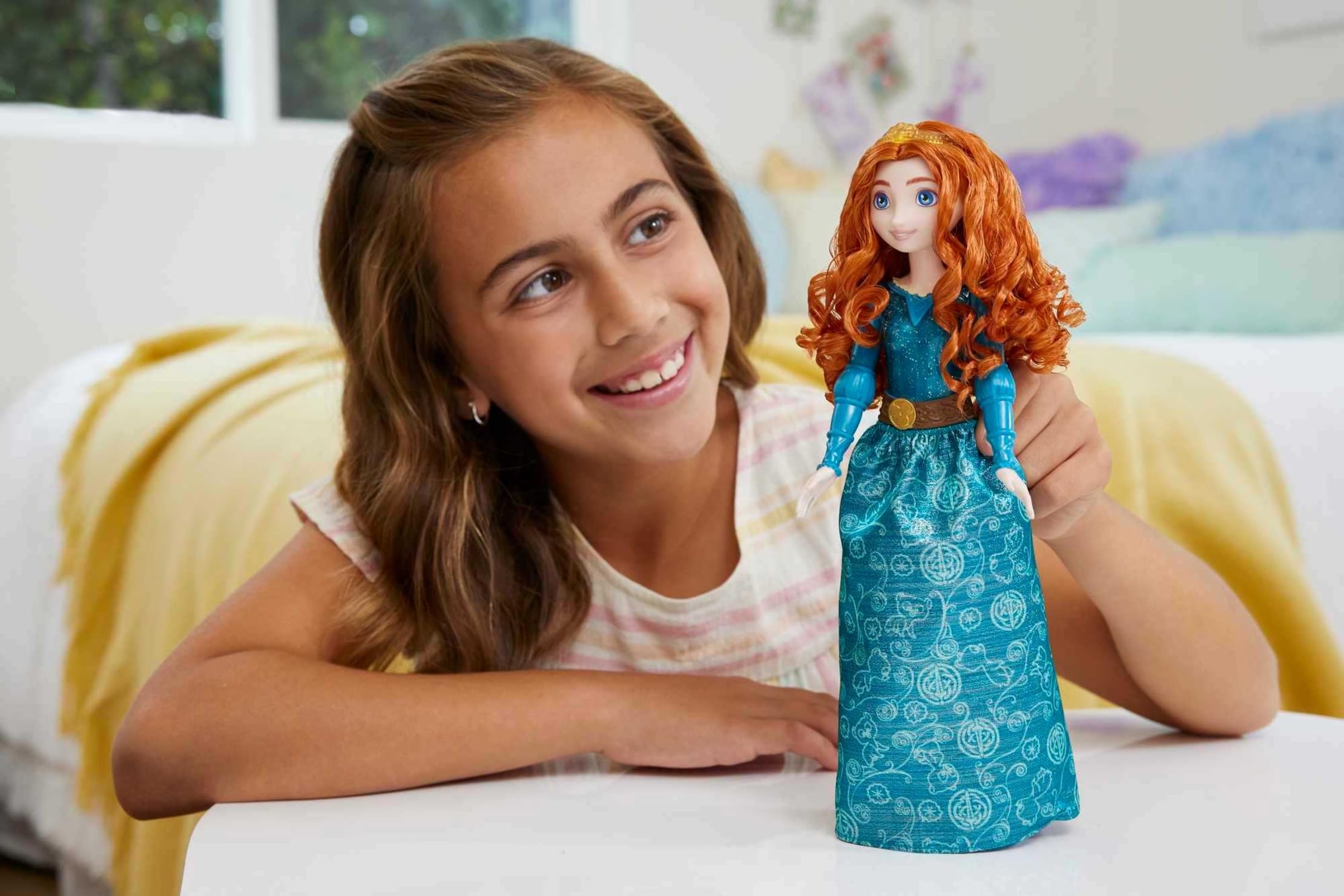 Foto 3 pulgar | Muñeca De Moda Mattel Disney Princess Mérida Con Aspecto Brillante - Venta Internacional.