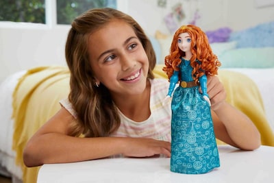 Foto 2 | Muñeca De Moda Mattel Disney Princess Mérida Con Aspecto Brillante - Venta Internacional.