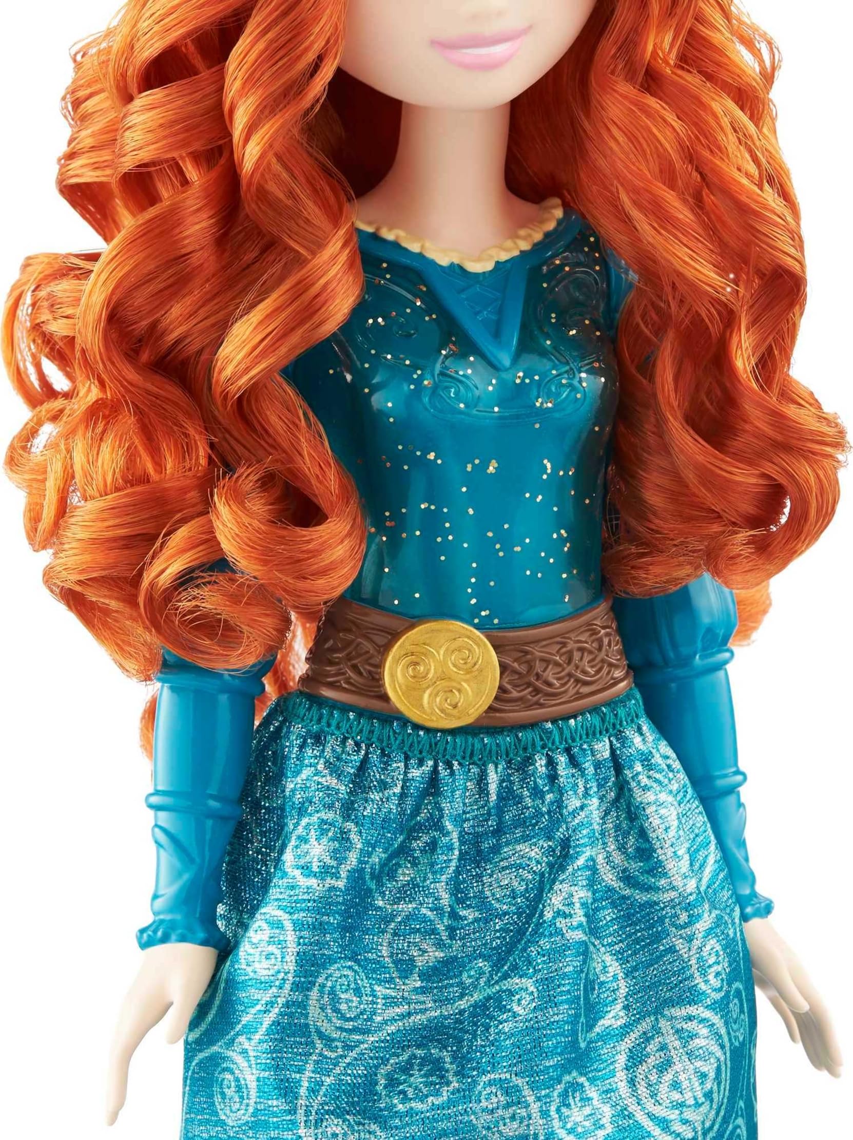 Foto 5 pulgar | Muñeca De Moda Mattel Disney Princess Mérida Con Aspecto Brillante - Venta Internacional.