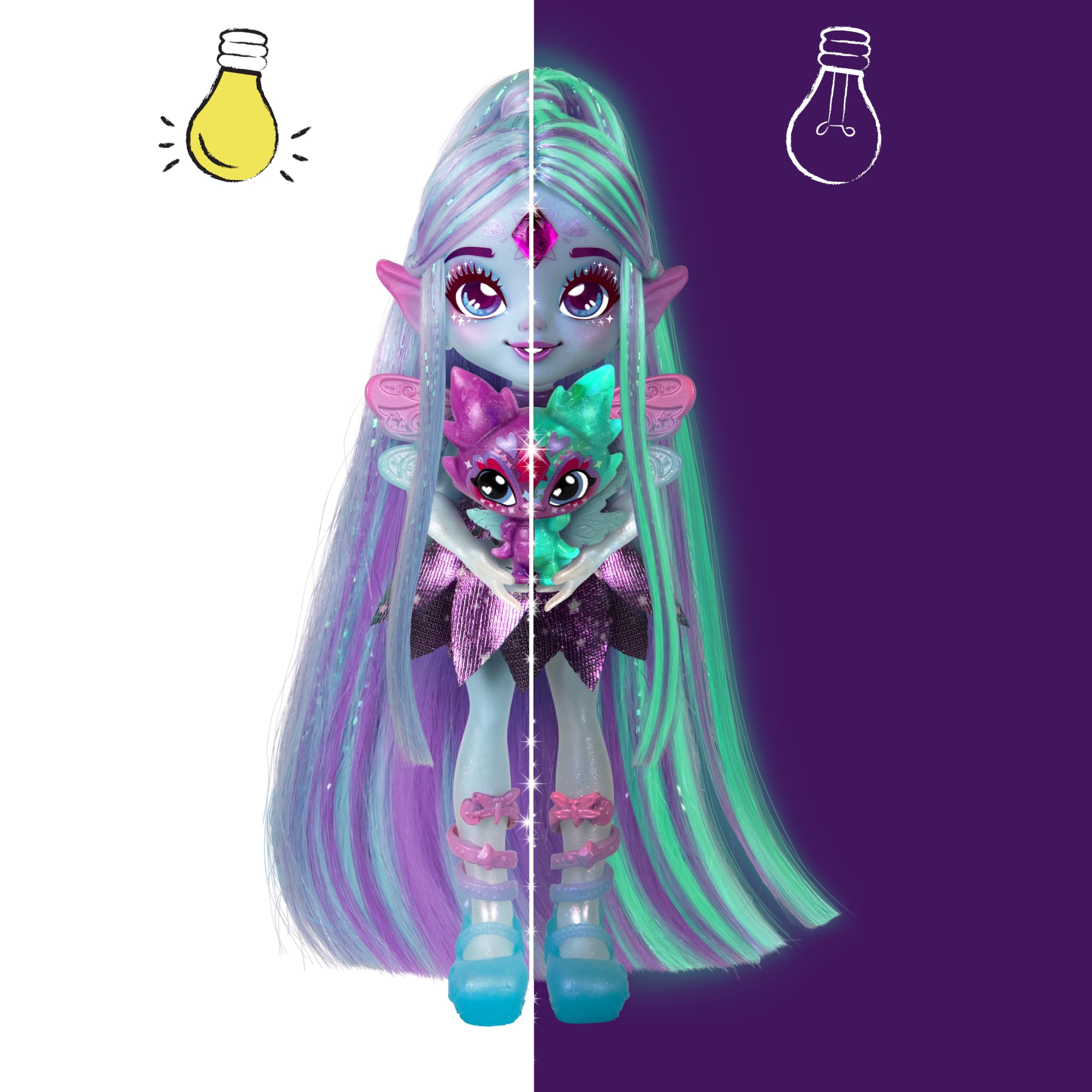 Foto 5 | Pack Deluxe De Toy Magic Mixies Pixlings Flyt The Libélula - Venta Internacional.