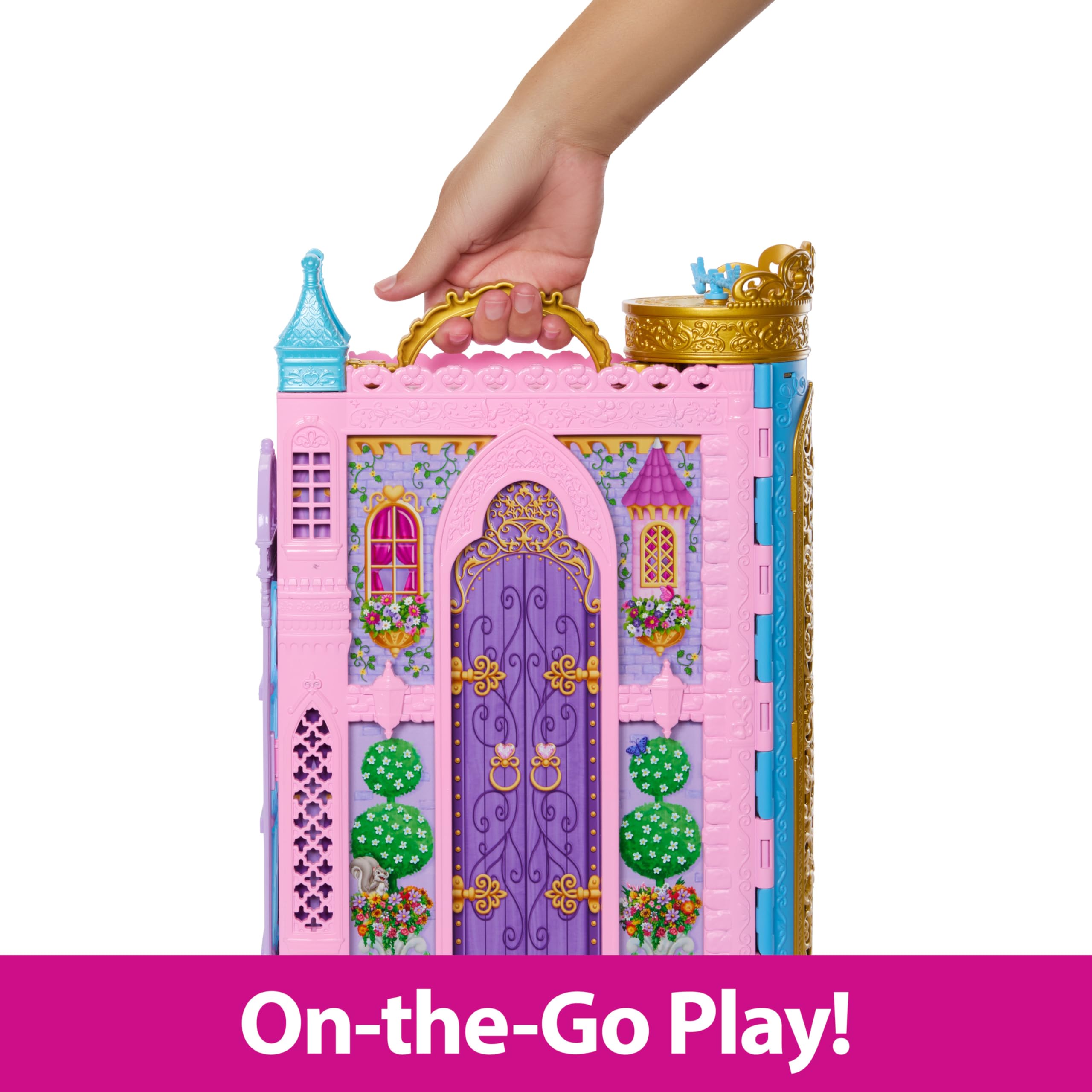 Foto 4 | Armario Para Muñecas Playset Mattel, Princesa Disney, Con 2 Modelos - Venta Internacional.