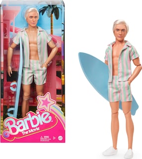 Foto 1 | Muñeca De Moda Barbie The Movie Ken Vistiendo Traje De Playa - Venta Internacional.