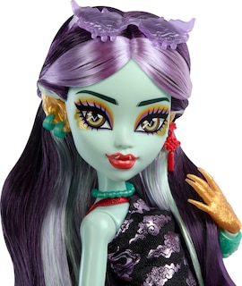Foto 3 | Doll Monster High Jinafire Long Dragon Con Perro De Mascota Y 7 Accesos. - Venta Internacional.