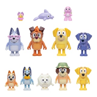 Foto 1 | Set De Figuras Bluey Super Fan Con 12 Figuras Bingo Chattermax - Venta Internacional.