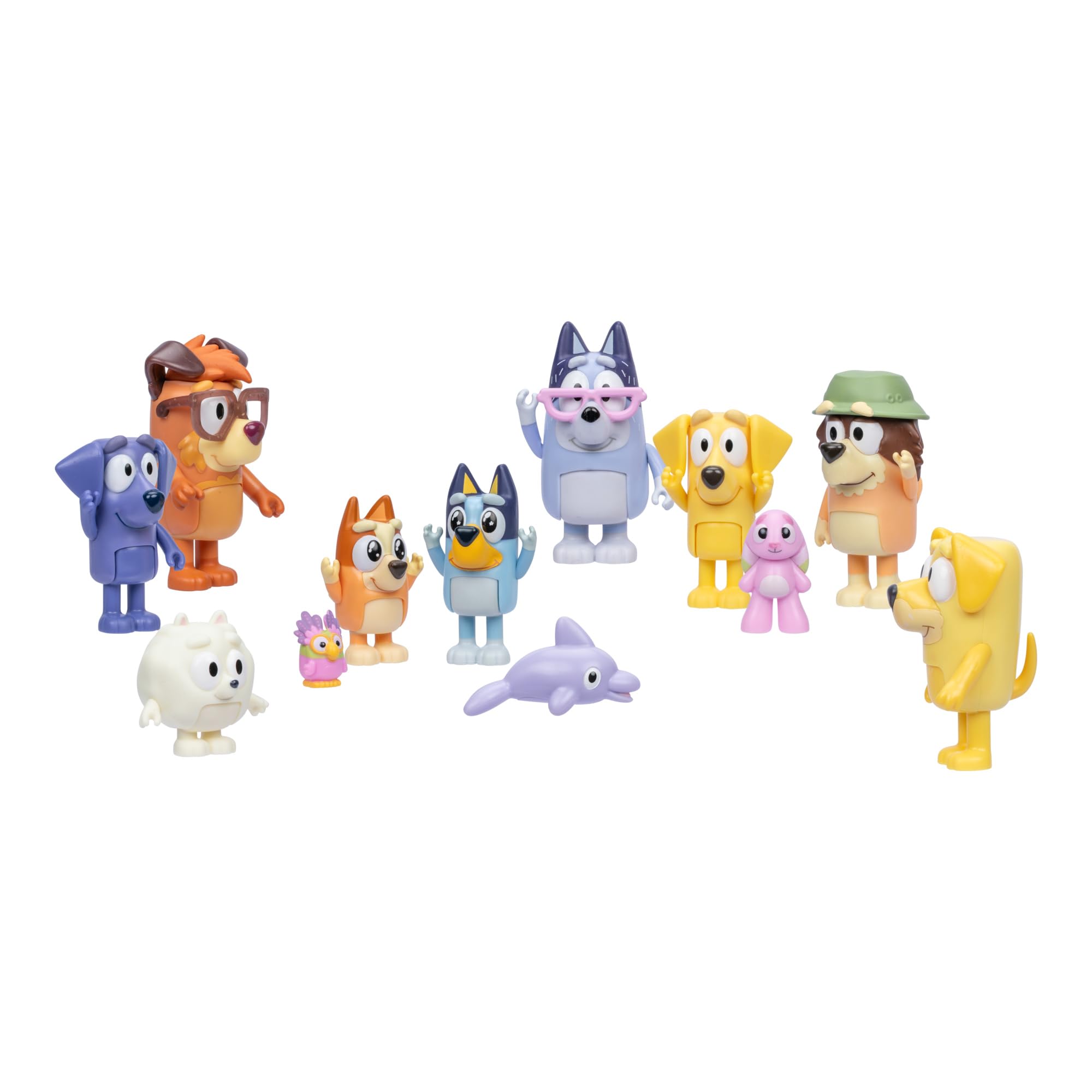 Foto 3 pulgar | Set De Figuras Bluey Super Fan Con 12 Figuras Bingo Chattermax - Venta Internacional.