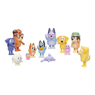 Foto 2 | Set De Figuras Bluey Super Fan Con 12 Figuras Bingo Chattermax - Venta Internacional.