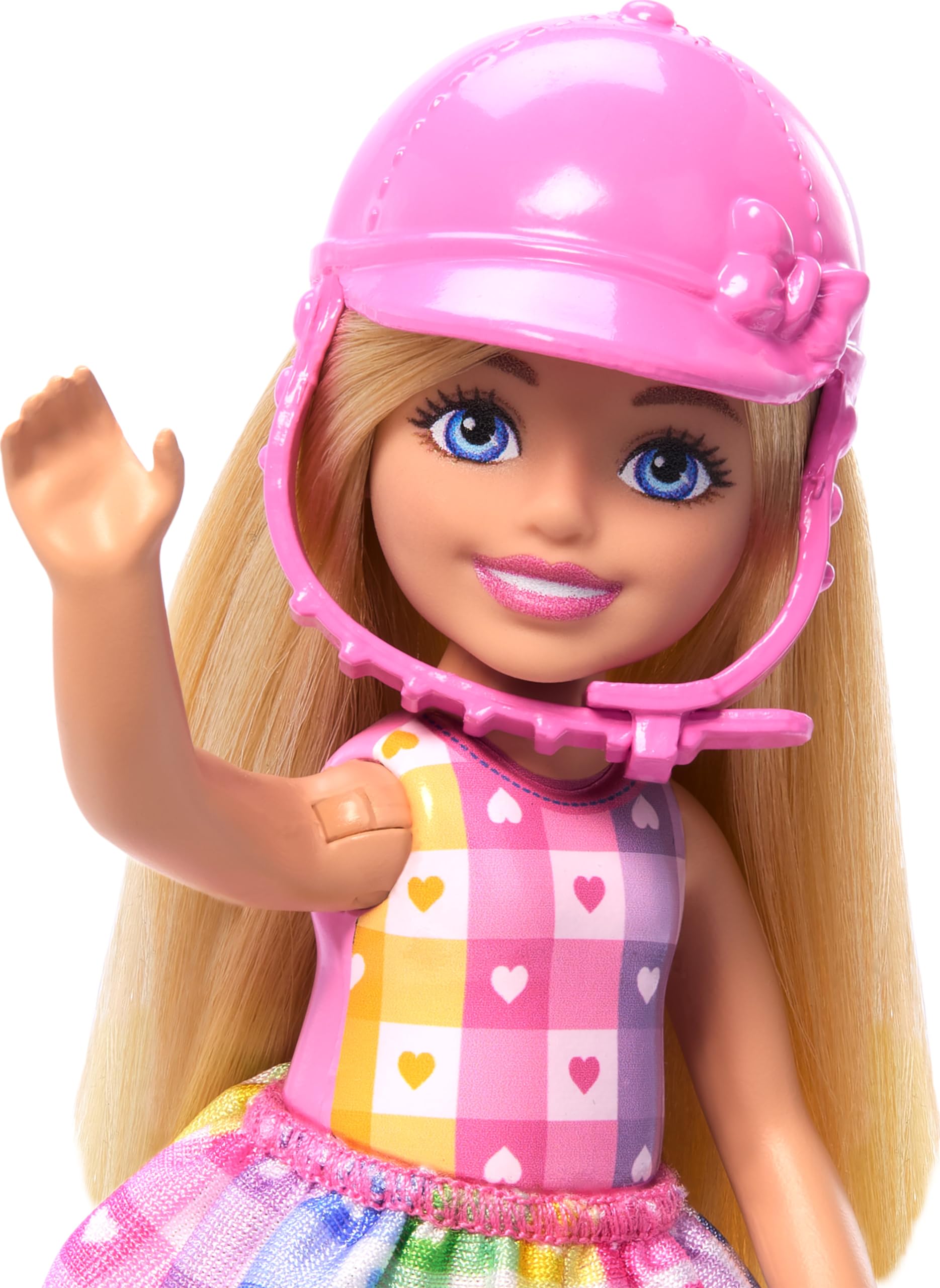 Foto 4 pulgar | Set De Muñecas Barbie Chelsea Con Caballo De Juguete, Casco Y Silla De Montar De Más De 3 Años - Venta Internacional.