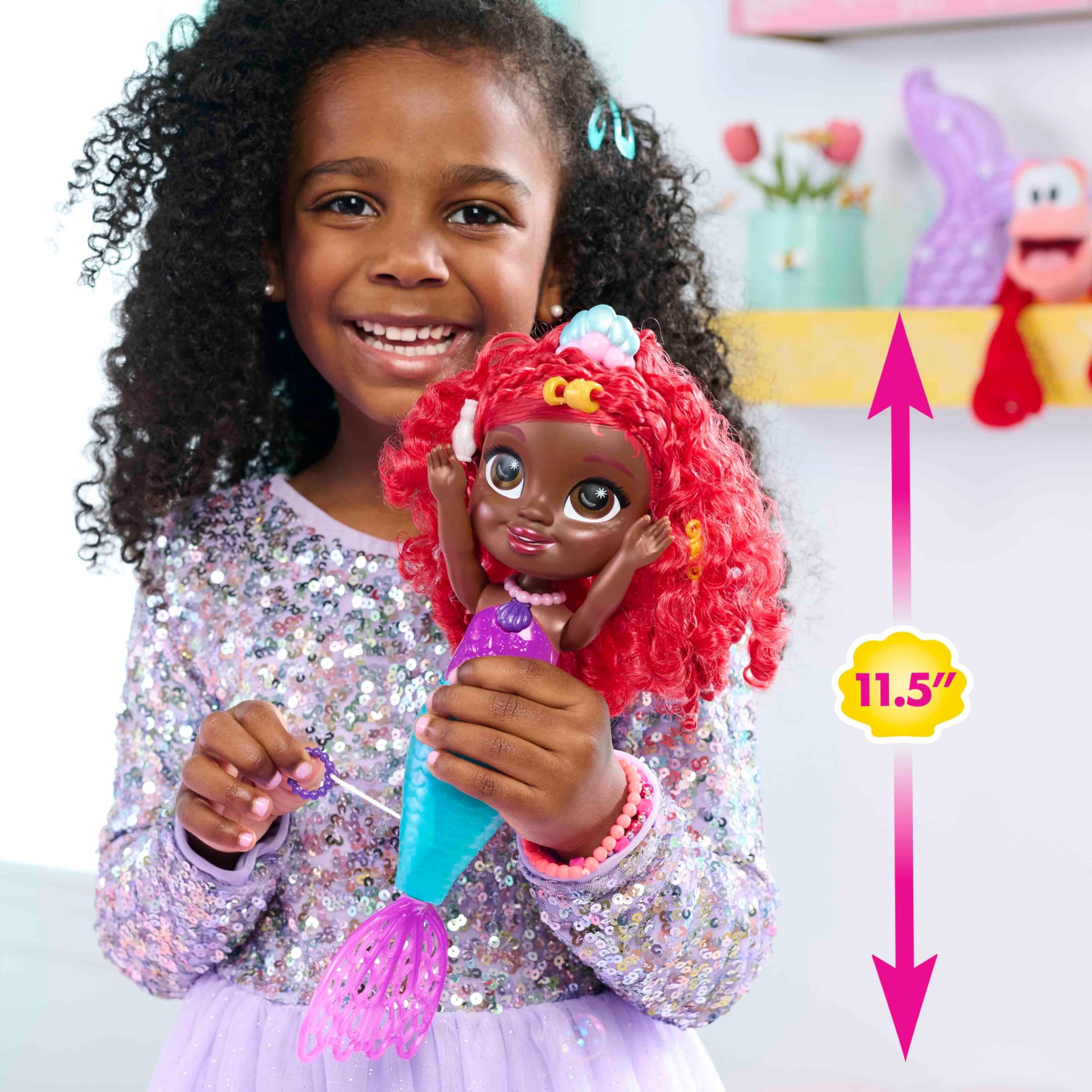 Foto 6 pulgar | Muñeca Ariel De Toy Just Play Disney Junior Bubbles, Divertida, 8 Piezas - Venta Internacional.
