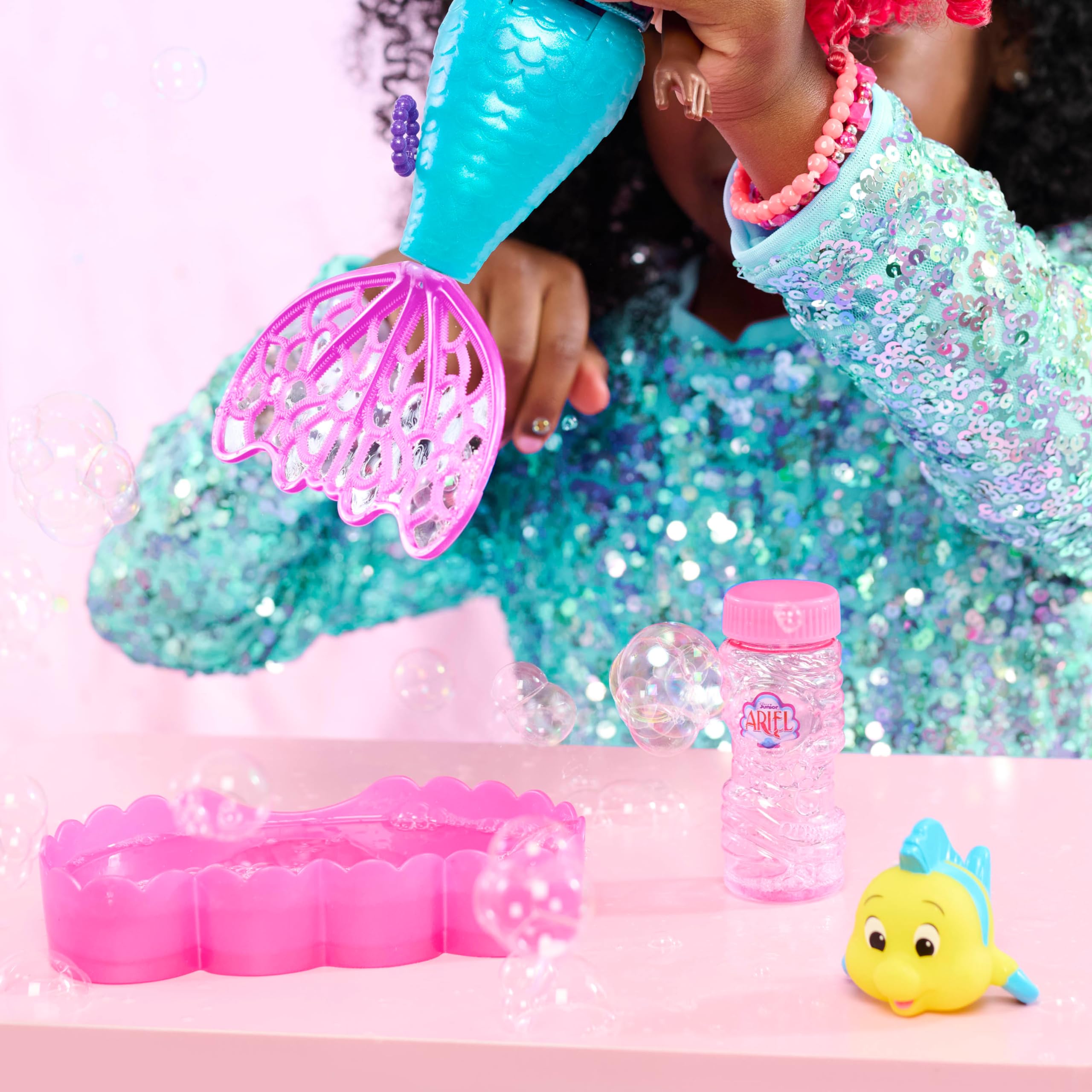 Foto 7 pulgar | Muñeca Ariel De Toy Just Play Disney Junior Bubbles, Divertida, 8 Piezas - Venta Internacional.