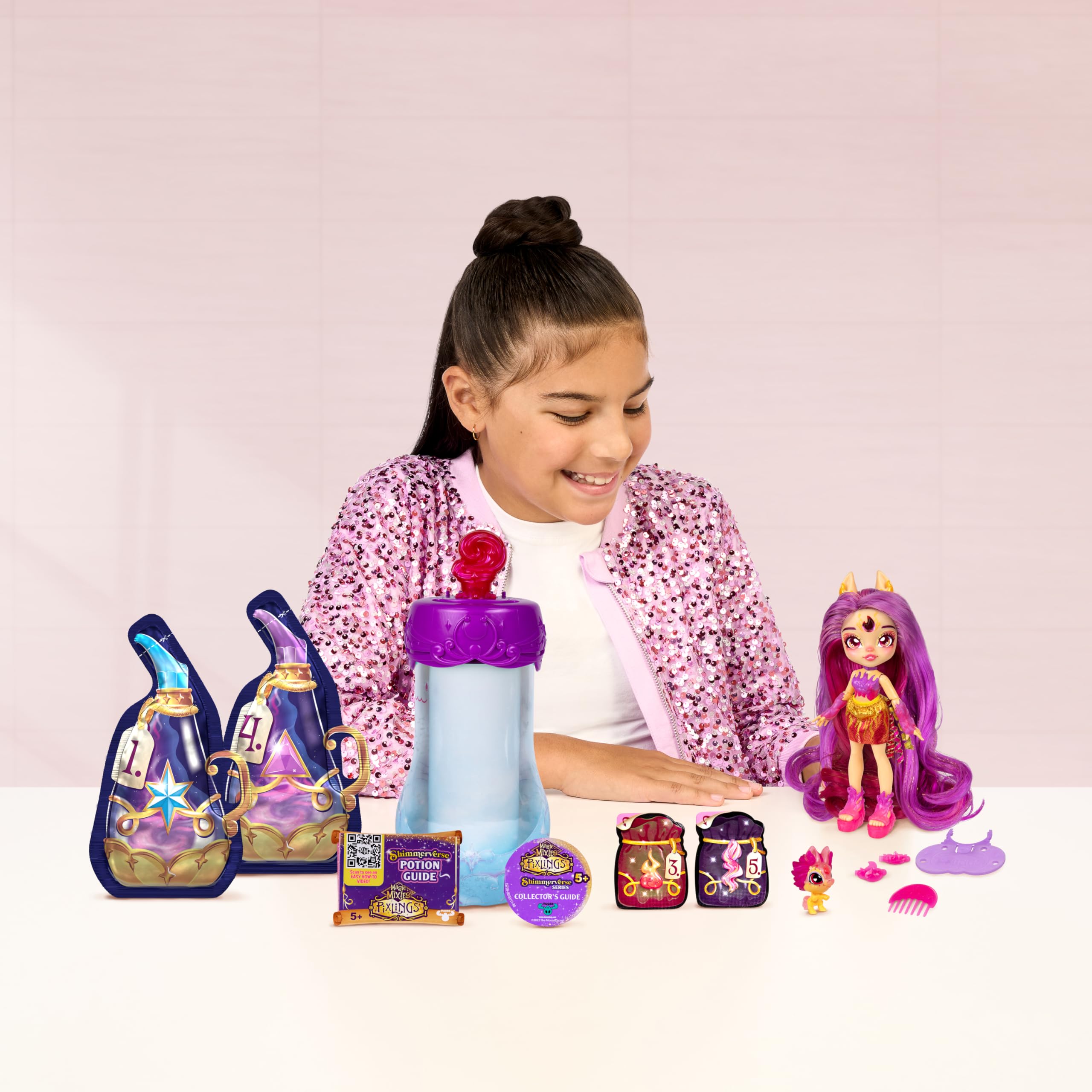 Foto 2 | Paquete Deluxe De Toy Magic Mixies Pixlings Pippa Firehorse - Venta Internacional.