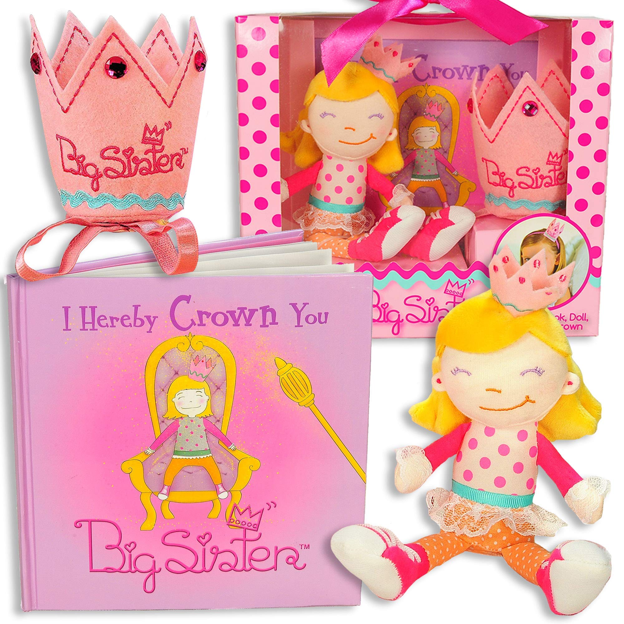 Foto 2 pulgar | Set De Regalo Tickle & Main Big Sister I Here Crown You Book - Venta Internacional.