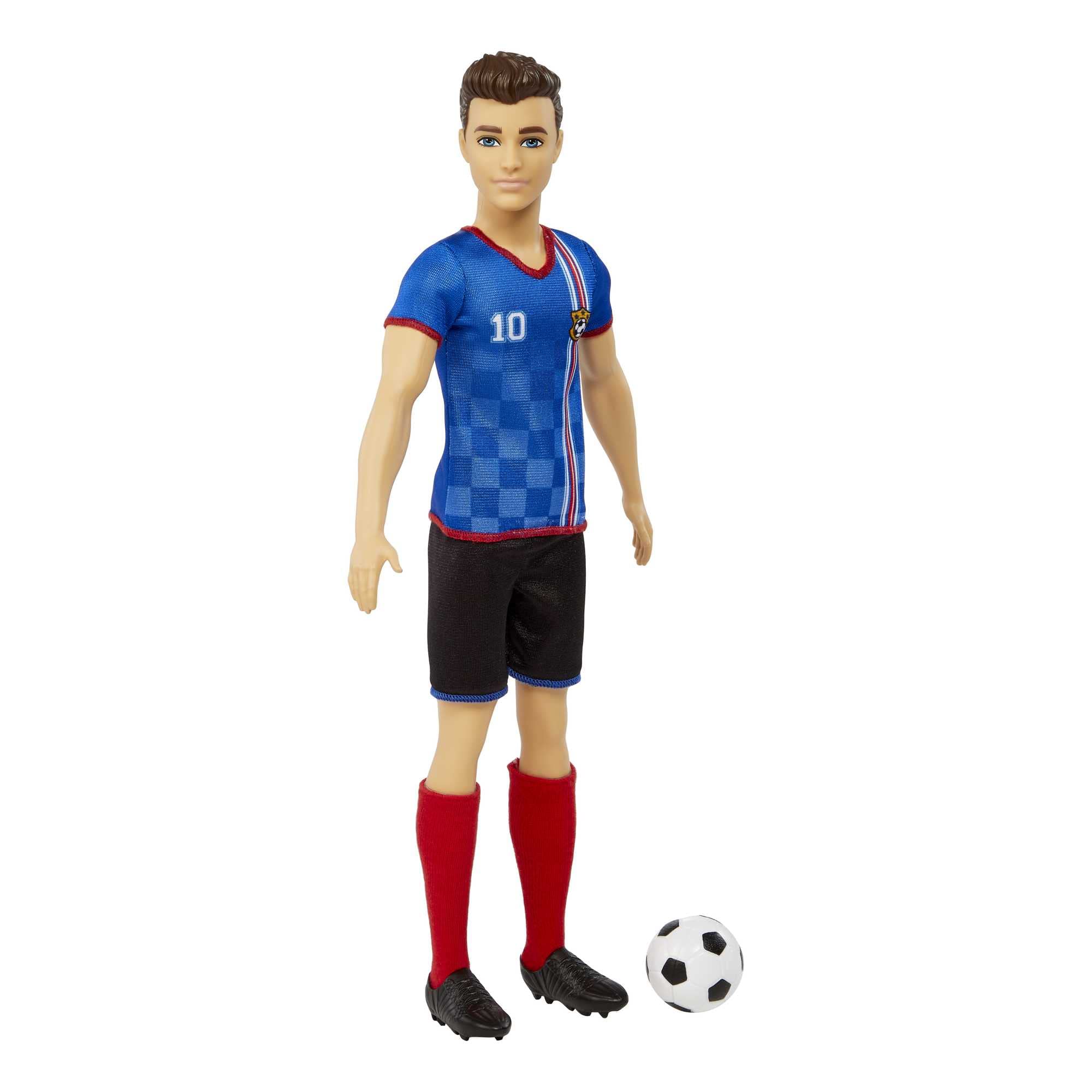 Foto 4 pulgar | Muñeca Moderna Barbie Careers Ken, Jugador De Fútbol, Con Accesorios - Venta Internacional.