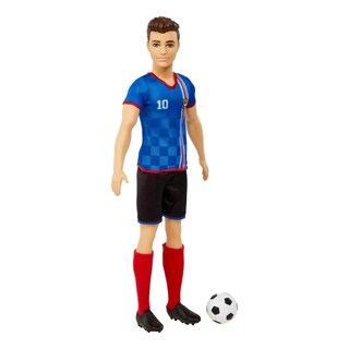 Foto 3 | Muñeca Moderna Barbie Careers Ken, Jugador De Fútbol, Con Accesorios - Venta Internacional.