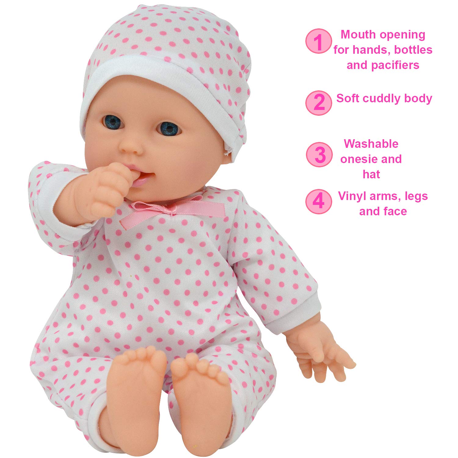 Foto 5 pulgar | Baby Doll The New York Doll Collection, 28 Cm, Cuerpo Suave - Venta Internacional.