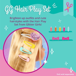Foto 2 | Set De Peinado Hair Play Glitter Girls Gg Para Muñecas De 14 Pulgadas - Venta Internacional.