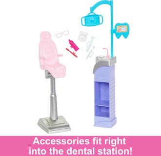 Foto 3 | Playset Barbie Careers Teacher Con Muñeca Morena Y Muebles - Venta Internacional.