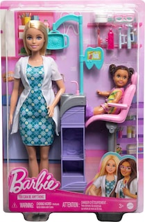 Foto 6 | Playset Barbie Careers Teacher Con Muñeca Morena Y Muebles - Venta Internacional.