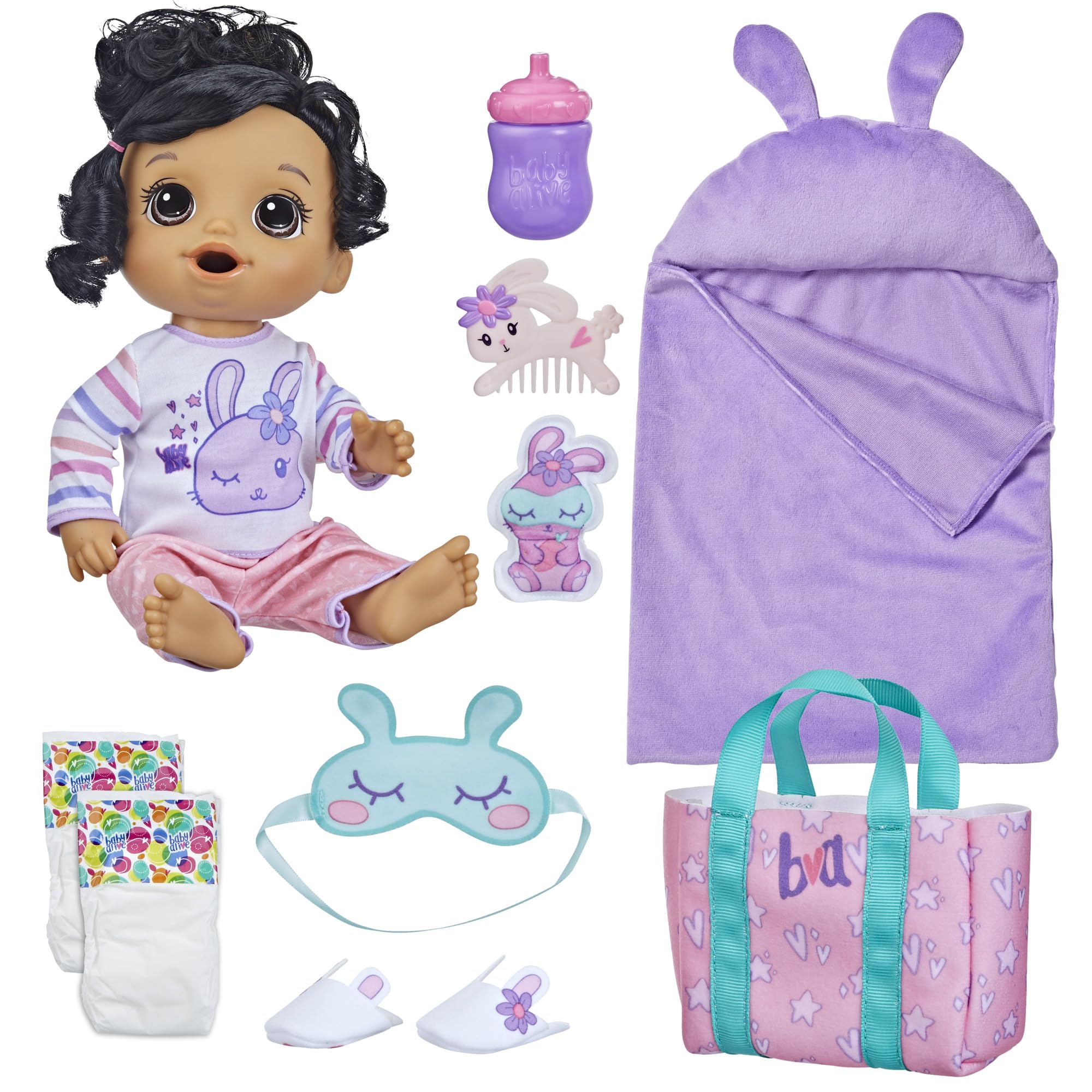 Foto 2 pulgar | Pijamas Doll Baby Alive Bunny De 30 Cm Con Saco De Dormir Y Accesorios - Venta Internacional.