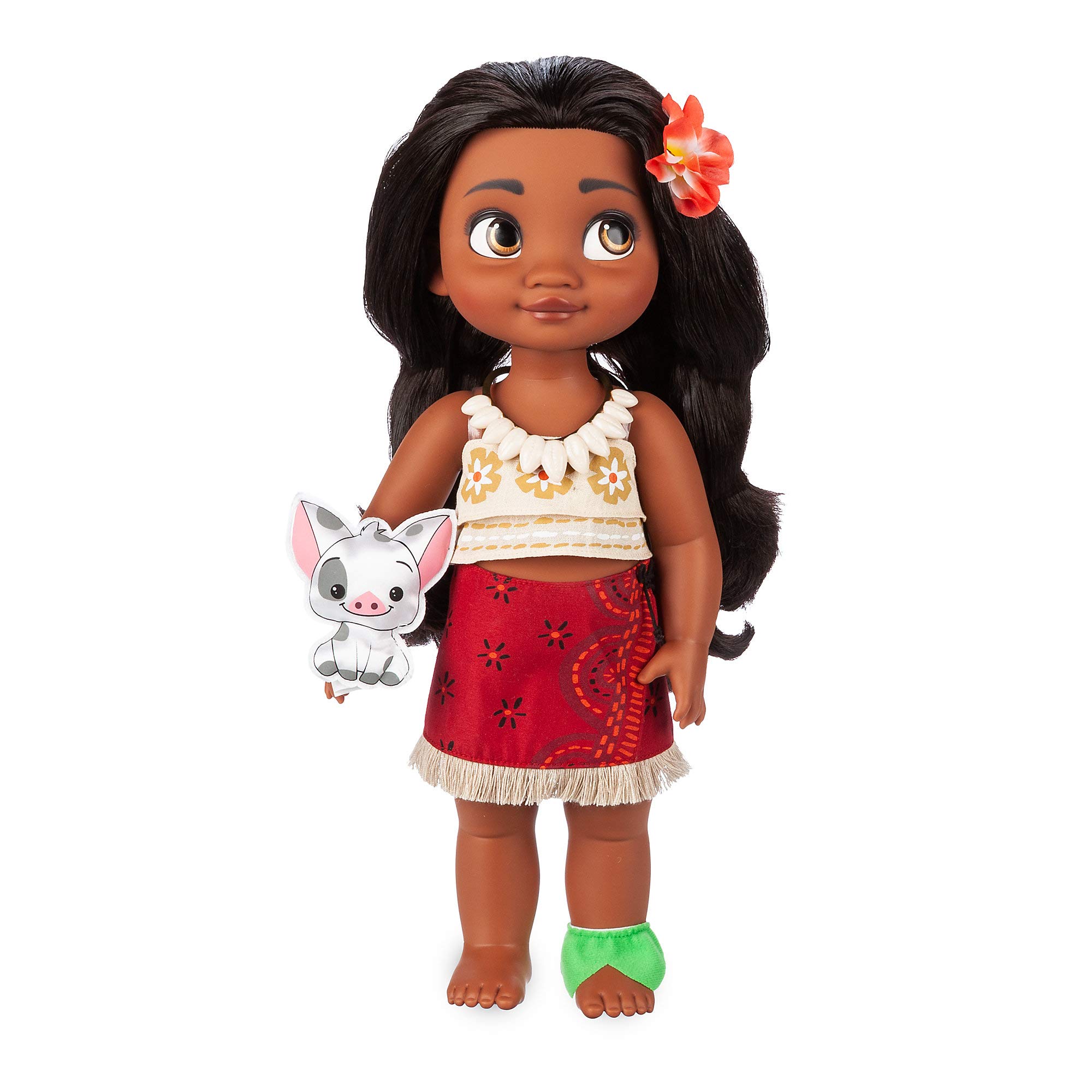 Foto 2 pulgar | Muñeca Moana De La Colección Disney Animators De 38 Cm Con Peluche Pua - Venta Internacional.