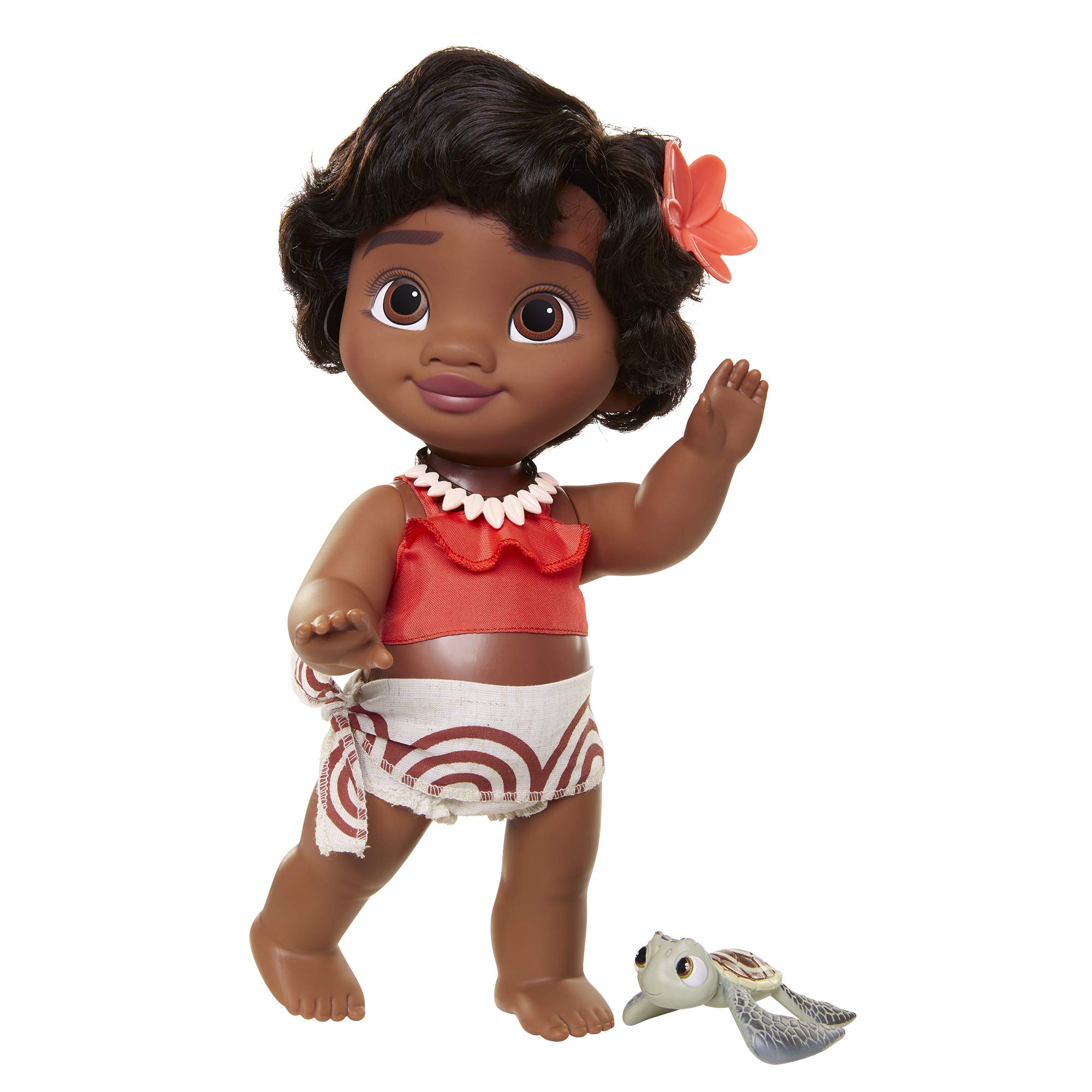 Foto 3 pulgar | Muñeca Disney Moana Young Moana De 30 Cm Con Turtle Bath Time 3+ - Venta Internacional.