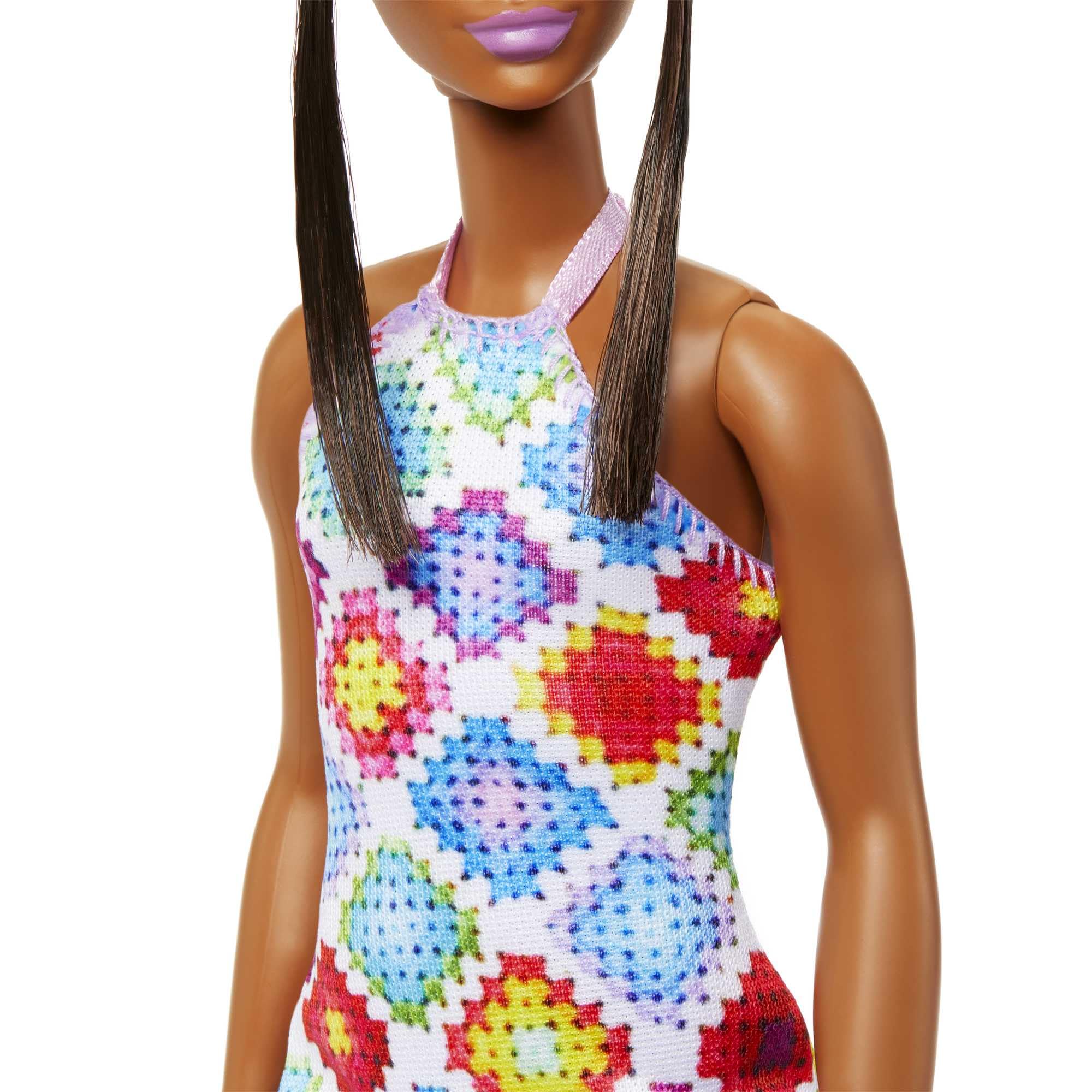 Foto 4 | Muñeca De Moda Barbie Fashionistas #210 Con Pelo Castaño - Venta Internacional.