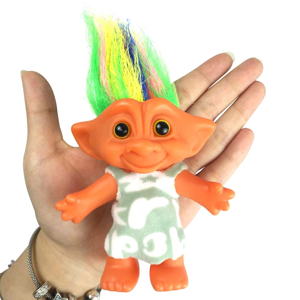 Foto 3 pulgar | Muñeca Troll Yintlilocn Vintage De 7.5 Pulgadas Con Pelo Verde De Pvc - Venta Internacional.